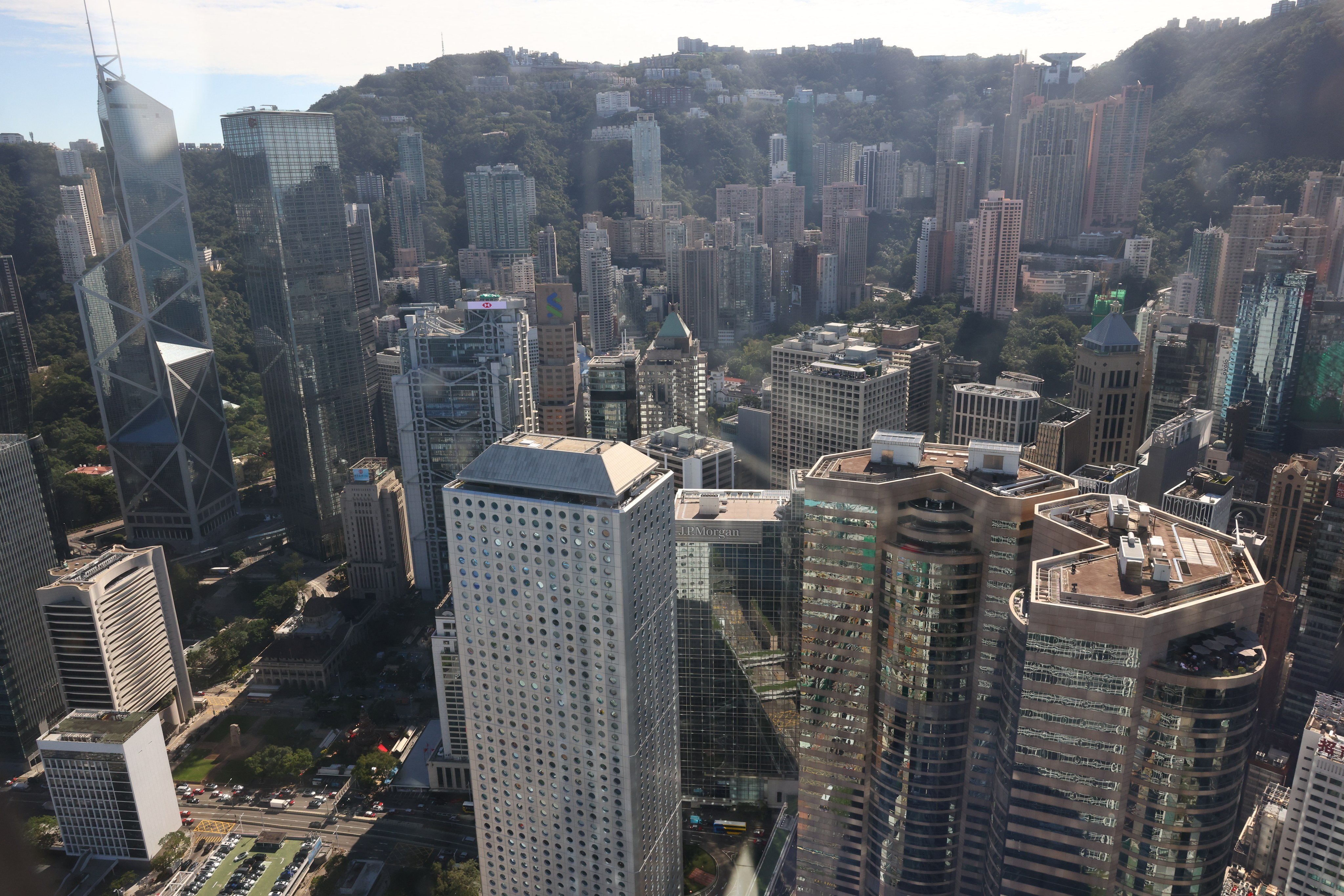 A view of Central on November 14, 2025, shows Exchange Square, the headquarters of Hong Kong’s bourse operator. Photo: Dickson Lee