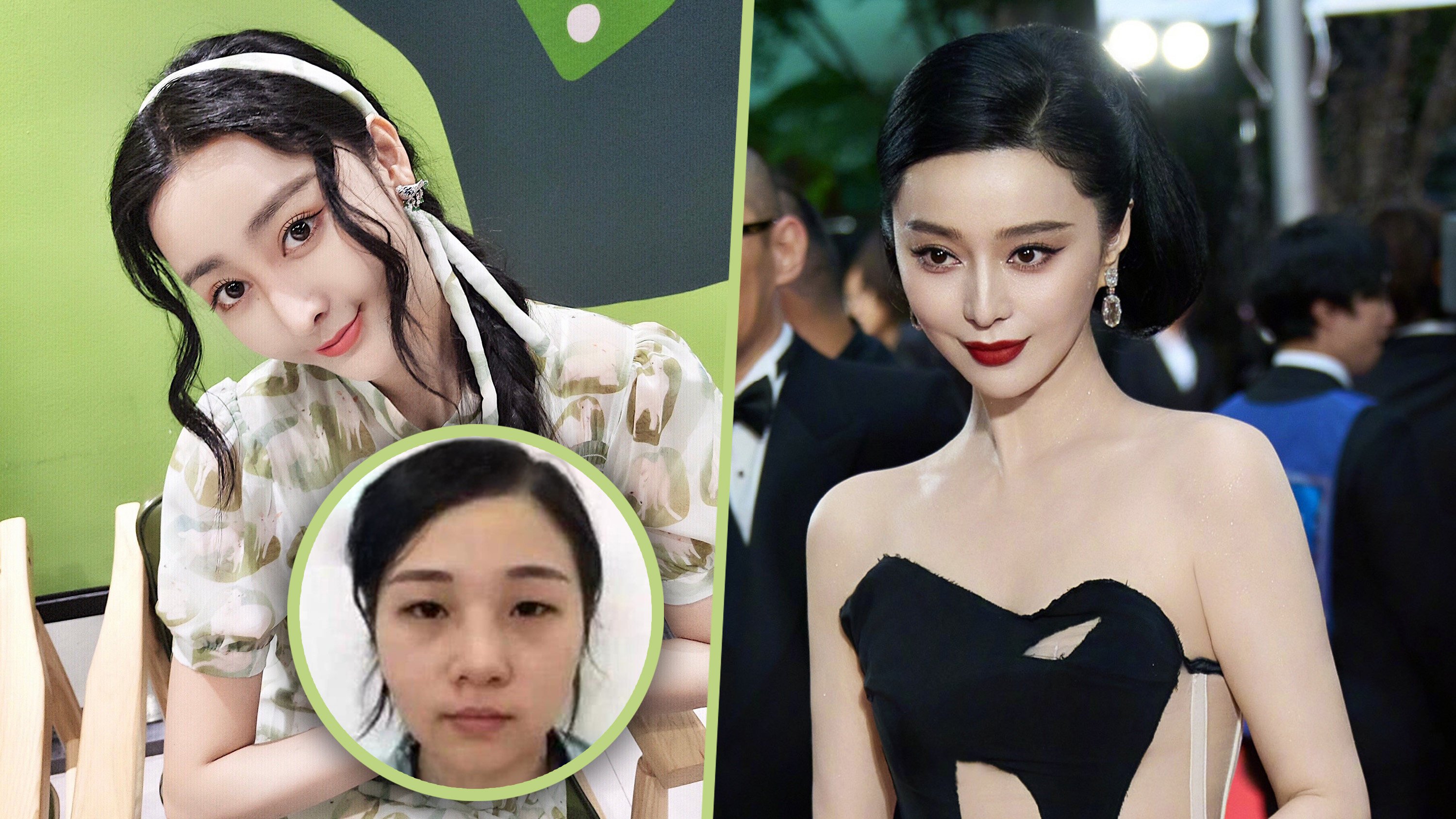 A wealthy woman in China spent US$1 million on cosmetic surgery to look like famous actress Fan Bingbing. Photo: Weibo/Sohu