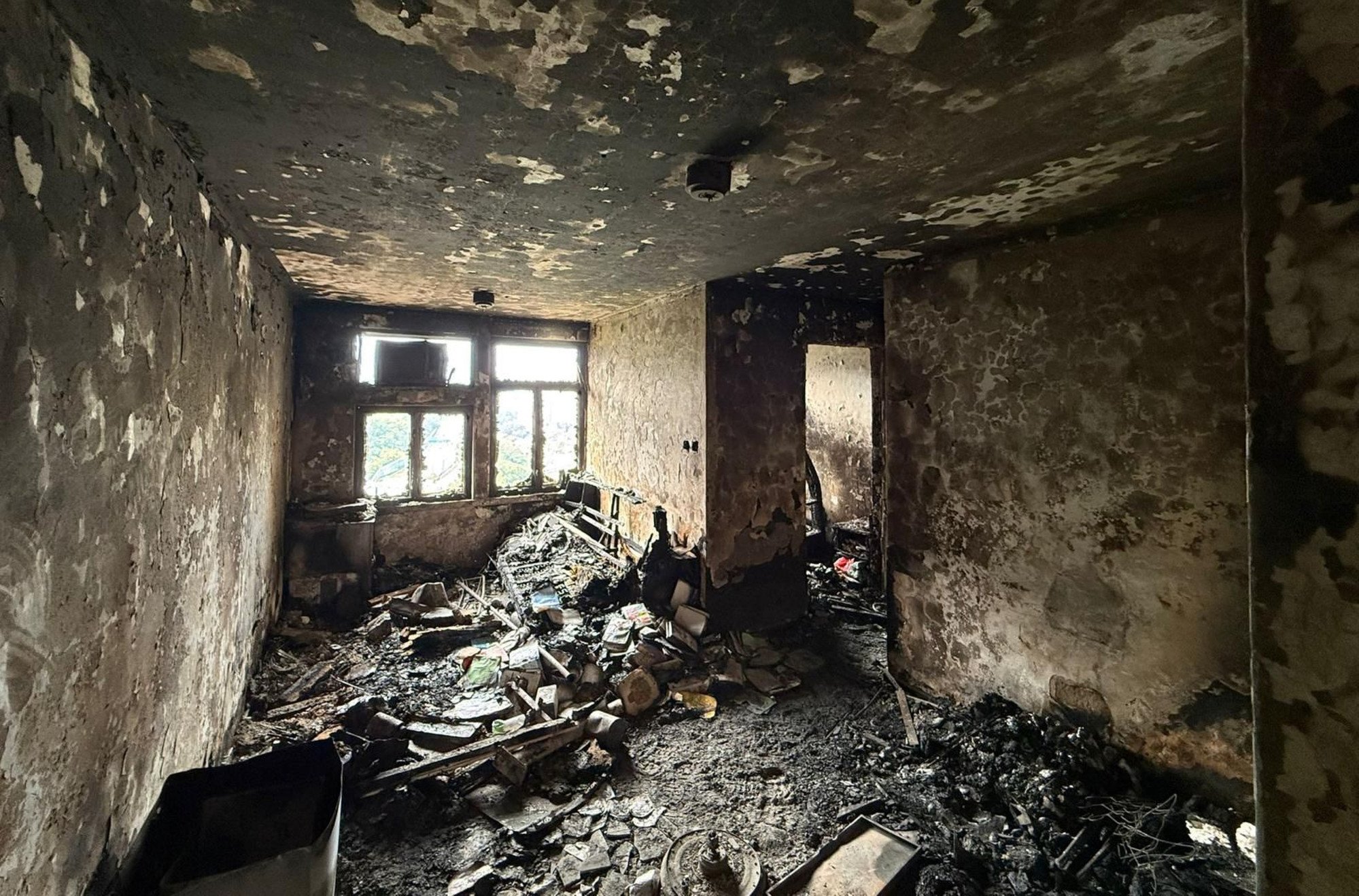 The structural integrity of some flats was a concern in the search operation. Photo: Handout