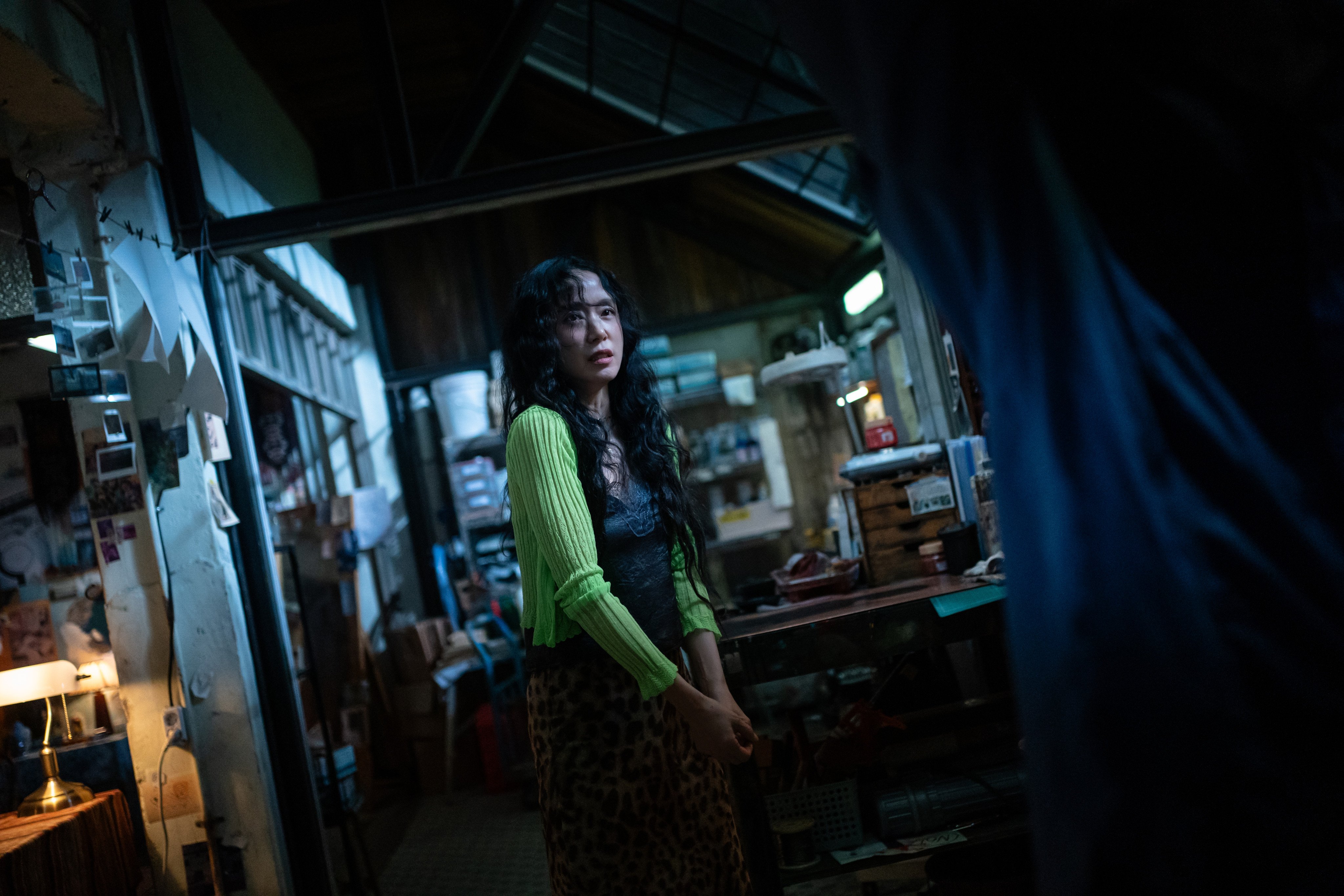 Jeon Do-yeon as accused murderer An Yun-su in a still from The Price of Confession. Kim Go-eun and Park Hae-soo co-star. Photo: Netflix