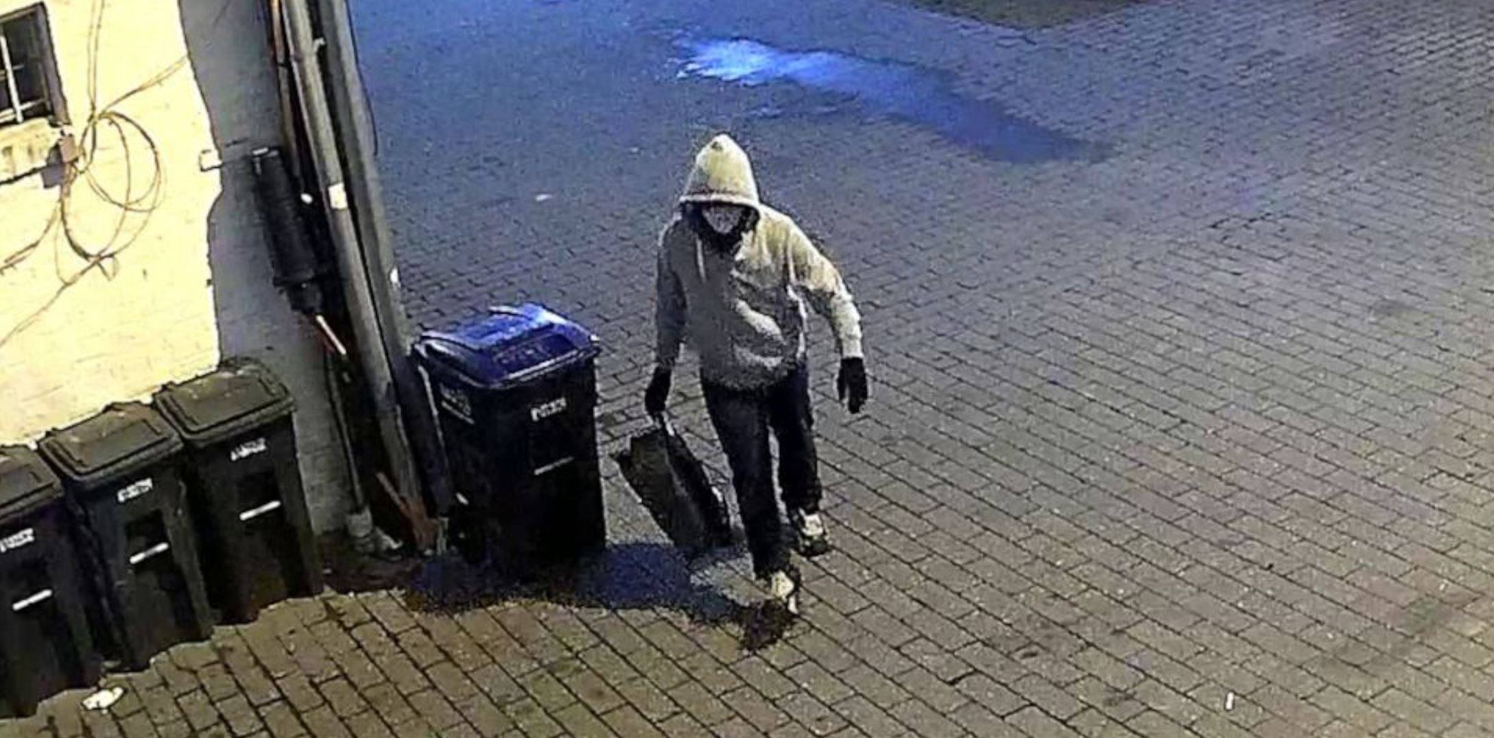 This image from an FBI poster seeking the suspect. Photo: FBI via AP