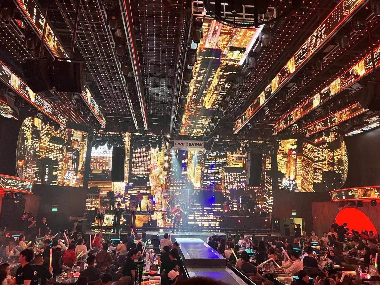 Performers at the HaveFun Live Show in Singapore. Photo: HaveFun