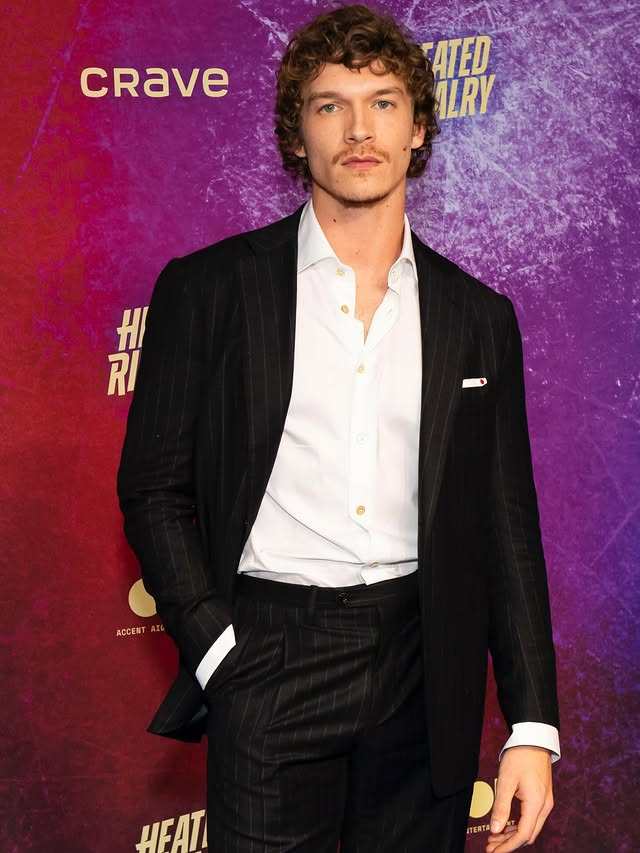 Connor Storrie at an event for Heated Rivalry. Photo: @connorstorrieofficial/Instagram