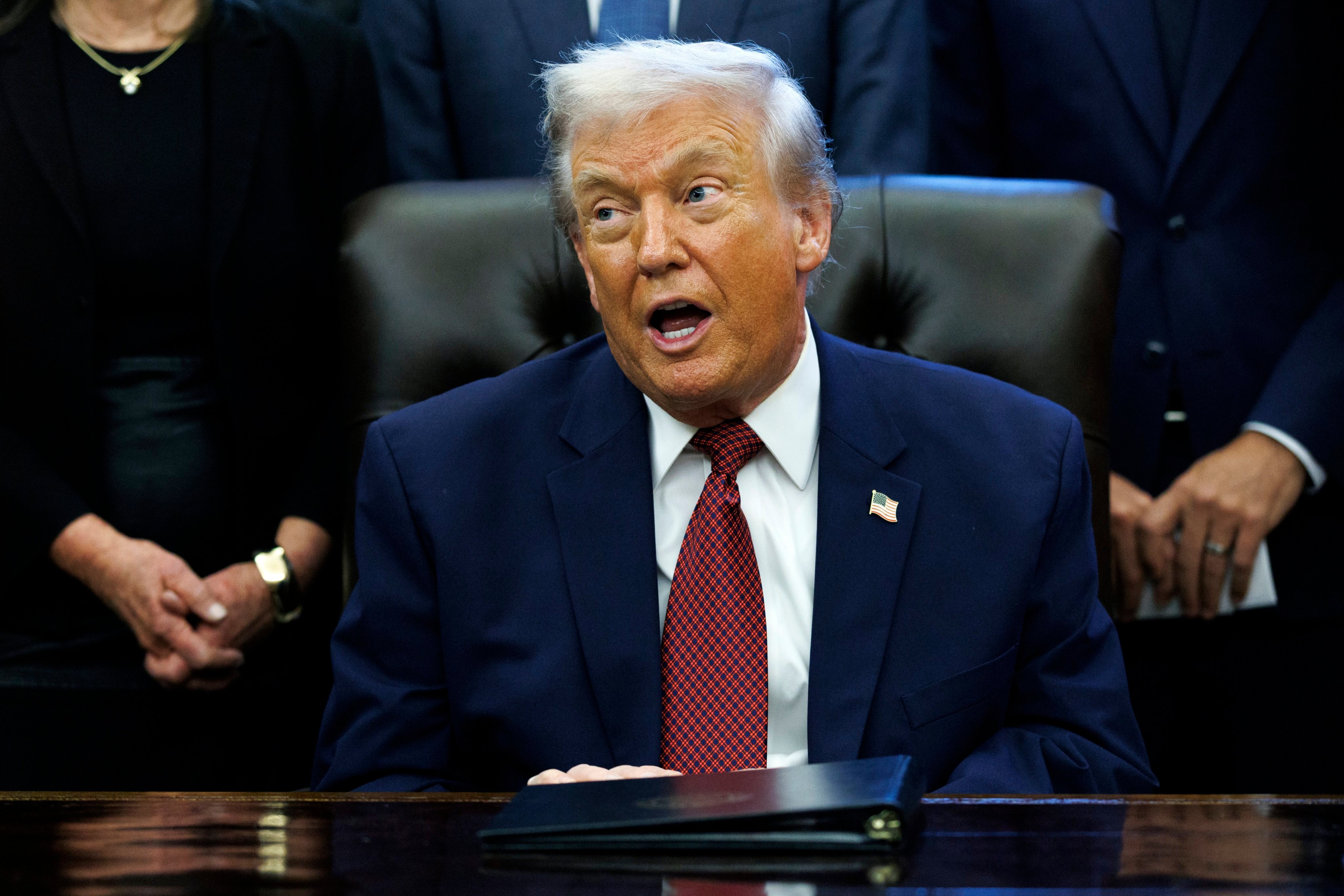 US President Donald Trump unveiled a new national security blueprint on Friday, prioritising US dominance in the Western Hemisphere. Photo: EPA