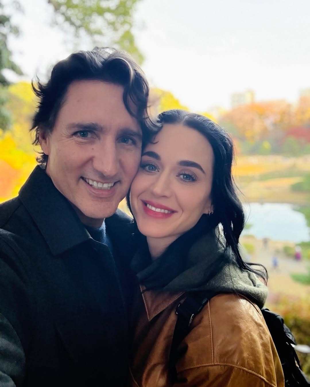 Former Canadian prime minister Justin Trudeau with pop star Katy Perry in Tokyo, Japan. Photo: Instagram/katyperry
