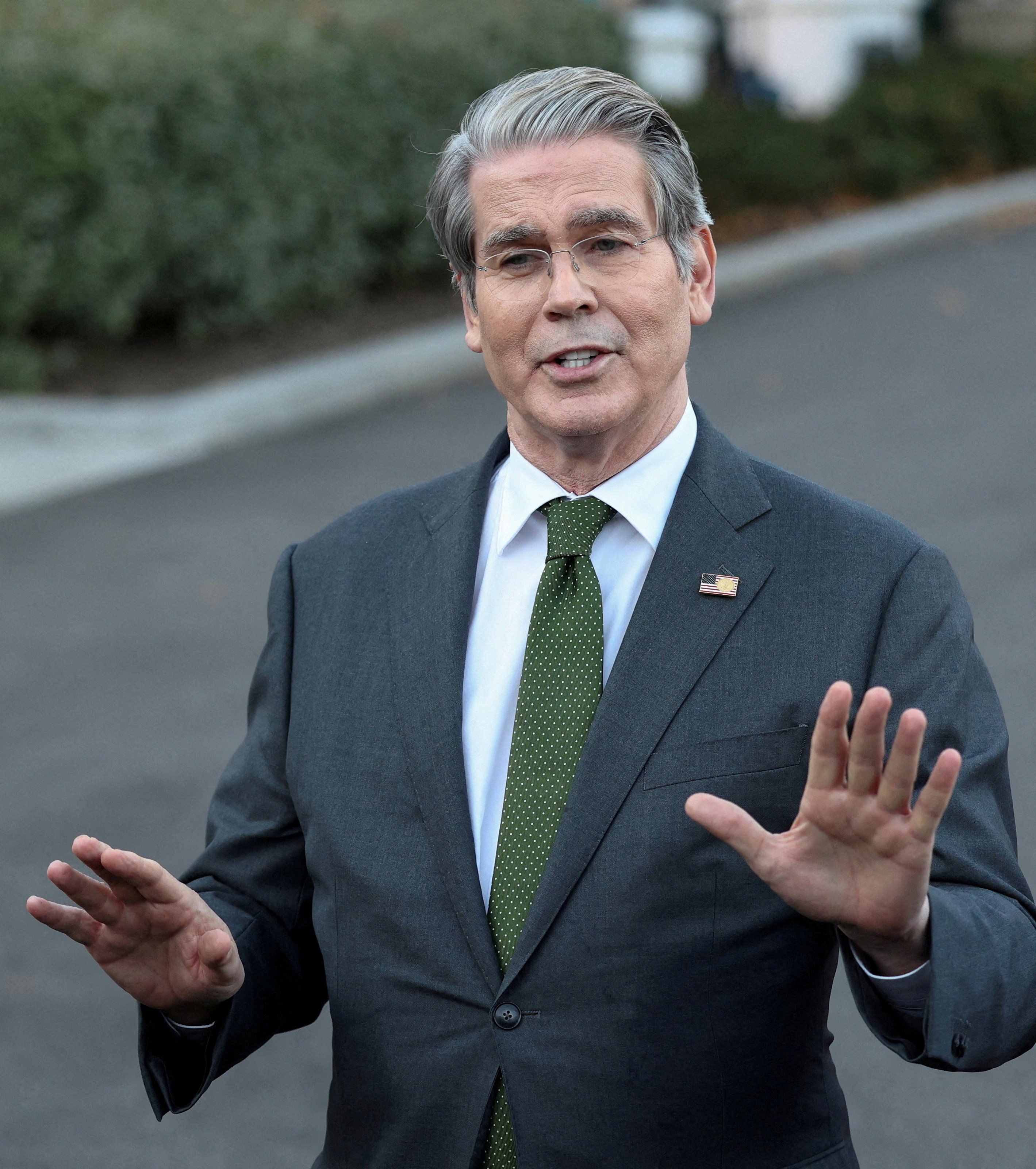 US Treasury Secretary Scott Bessent on Sunday said he has divested his interests in a soybean farm. Photo: Reuters