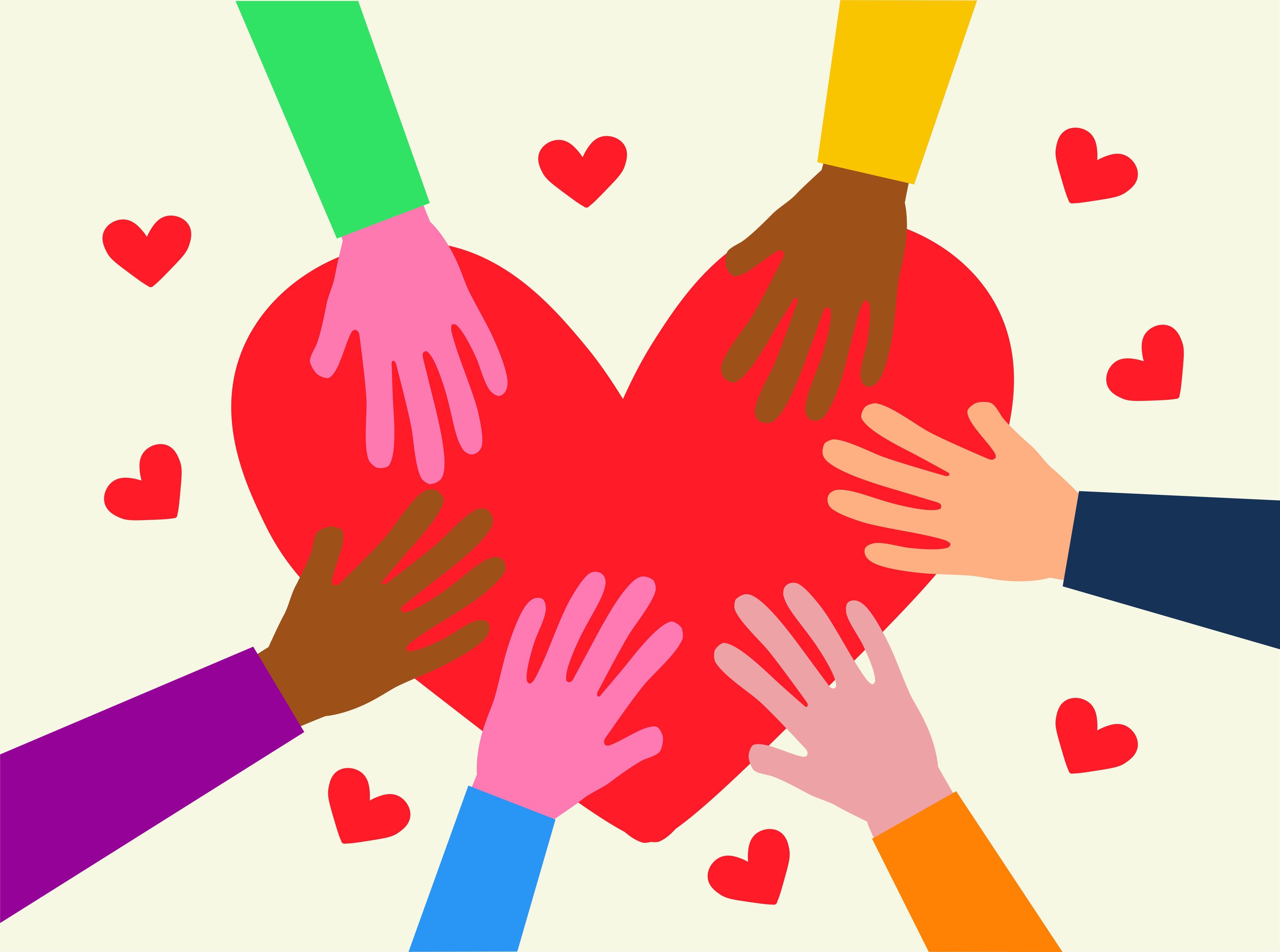 Lend a helping hand. Photo: Shutterstock