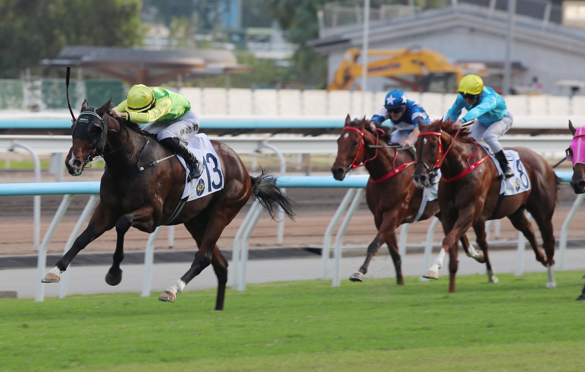 Harry Bentley guides Tomodachi Kokoroe to victory in the Group Two Premier Bowl. Photo: Kenneth Chan
