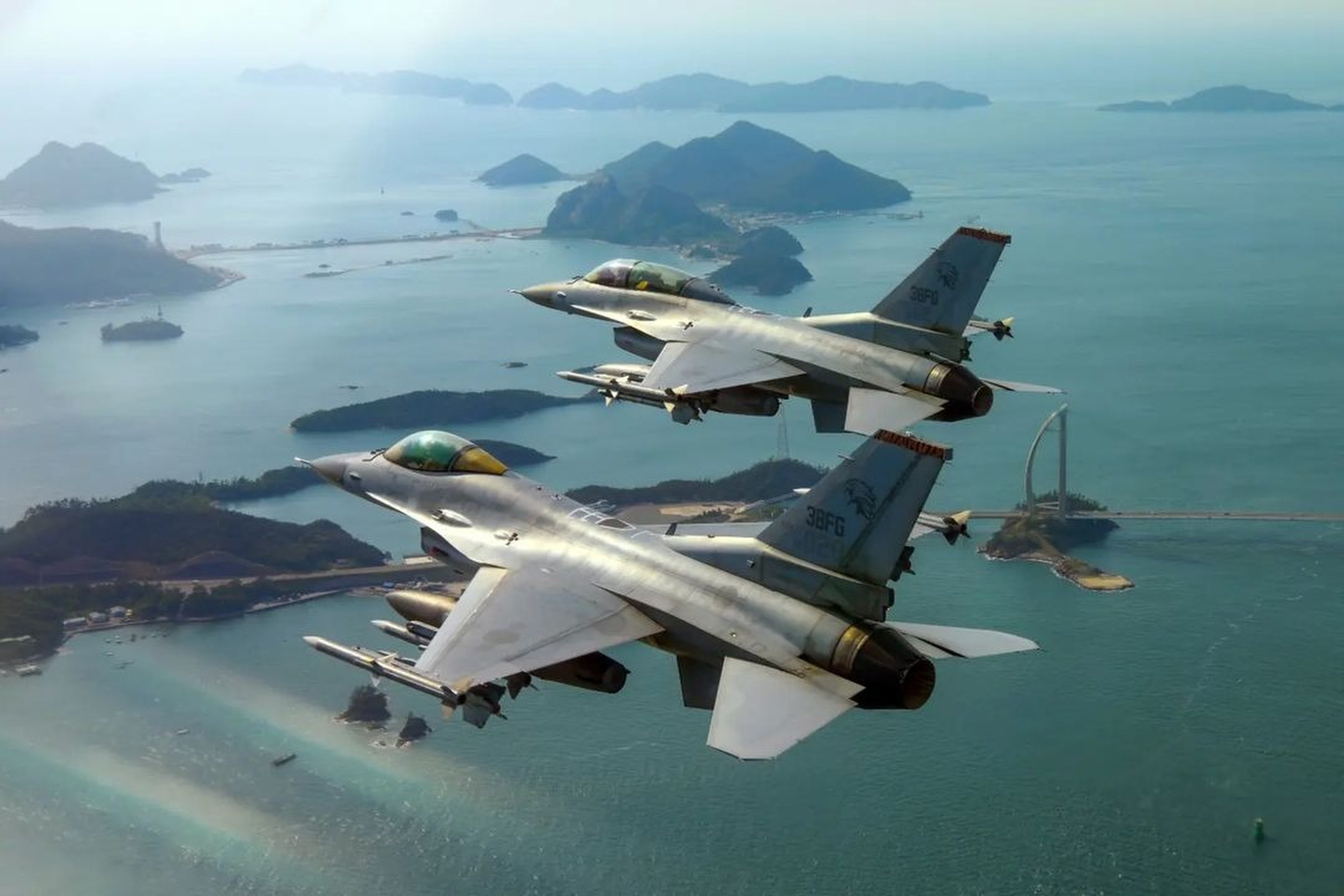 The South Korean military deployed fighter jets “to prepare for any contingencies”. Photo: Handout
