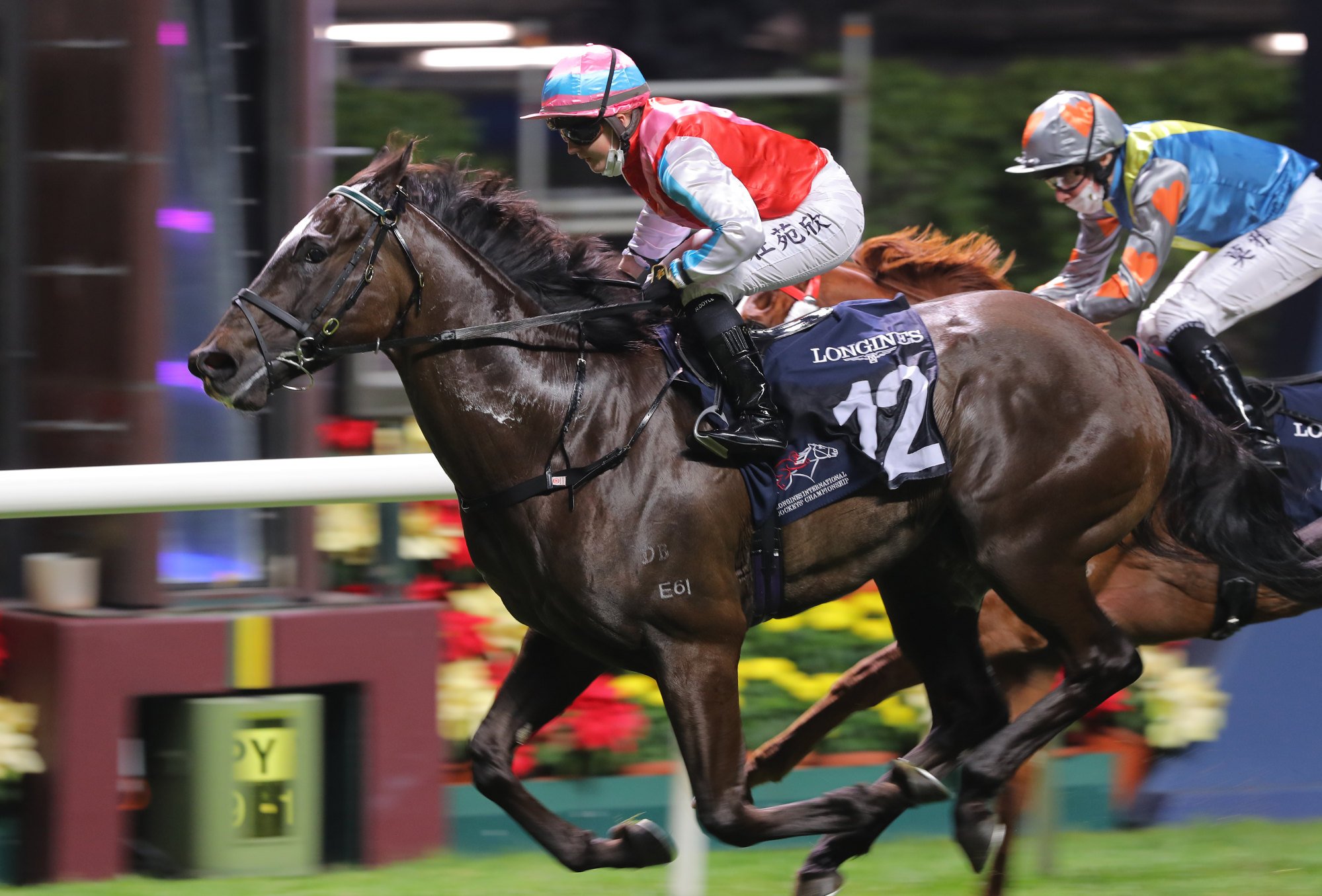 Harmony N Blessed gives Hollie Doyle her first winner in Hong Kong back in 2020. Harmony N Blessed gives Hollie Doyle her first winner in Hong Kong back in 2020.