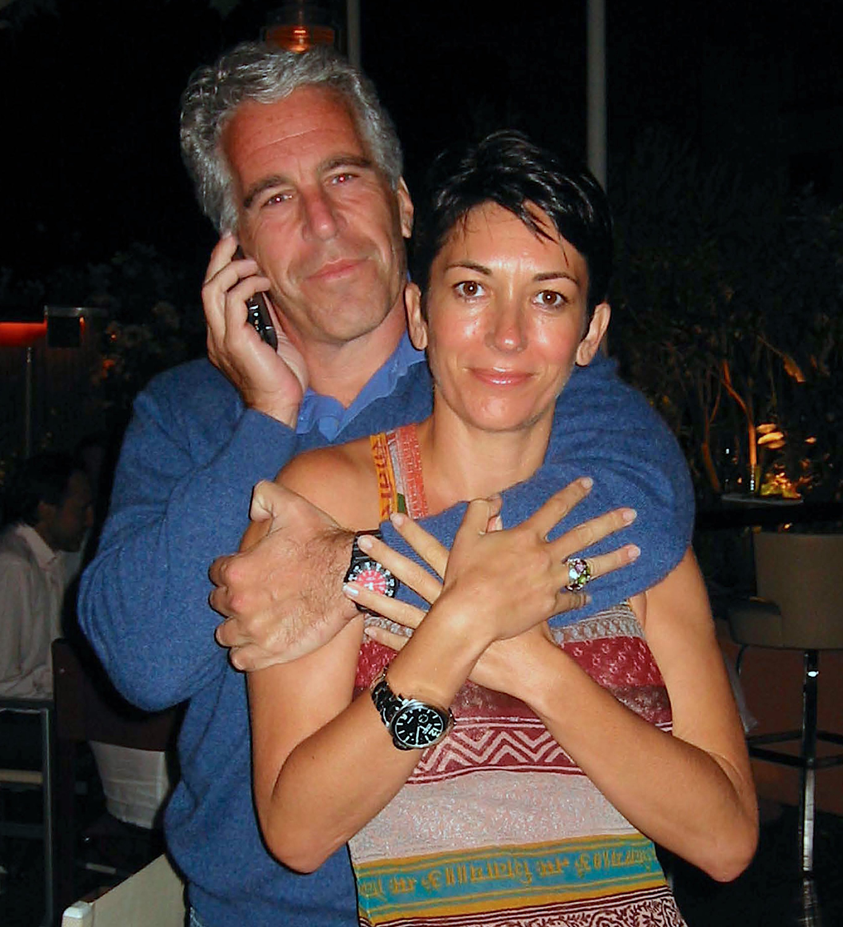Jeffrey Epstein (left) is pictured with Ghislaine Maxwell in an undated picture. Photo: TNS