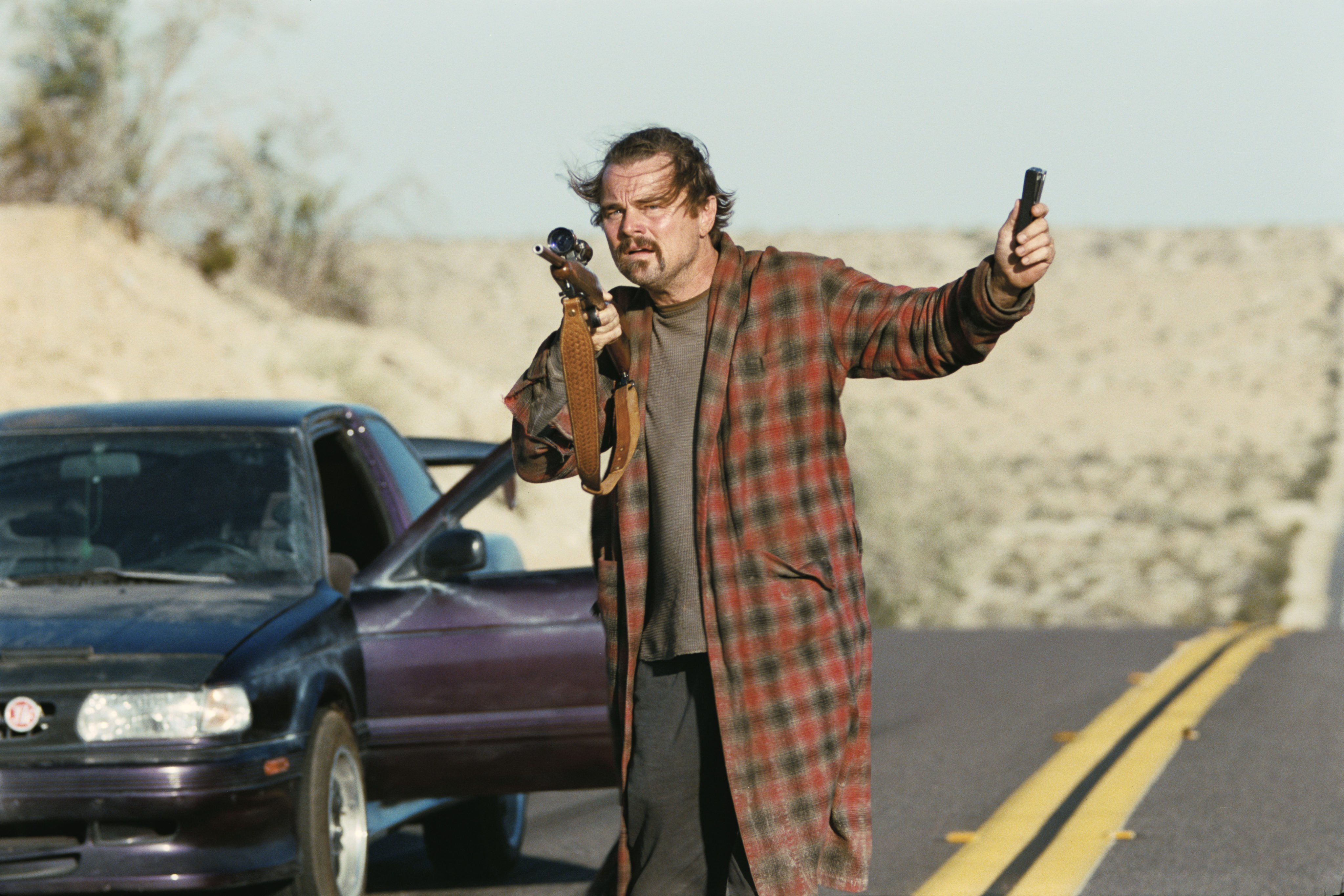 Leonardo DiCaprio in ‘One Battle After Another’. Photo: Ghoulardi Film Company