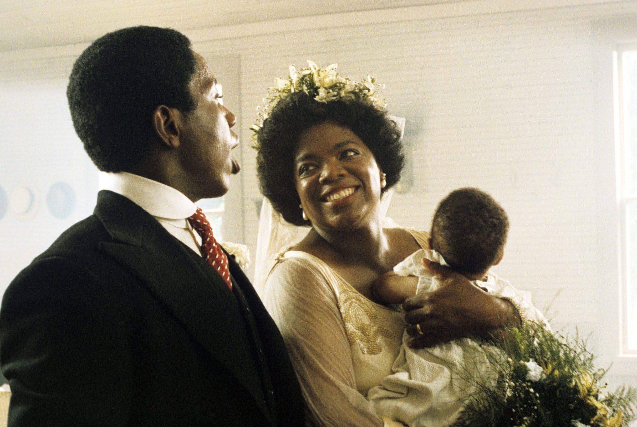Willard E. Pugh (left) and Oprah Winfrey in a still from The Color Purple (1985). Photo: Warner Bros. Entertainment Inc.