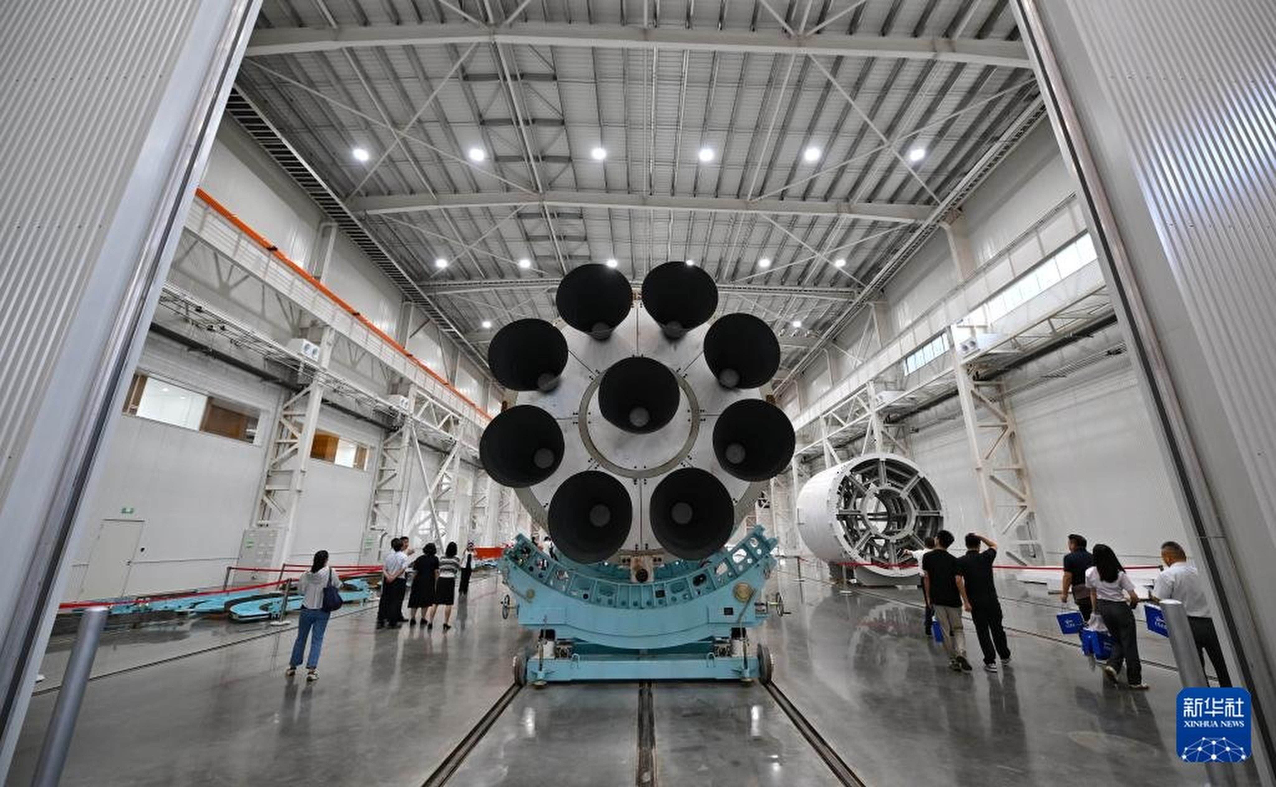 China’s first comprehensive factory dedicated to the assembly, testing and reuse of carrier rockets, in south China’s coastal city of Wenchang. Photo: People’s Daily
