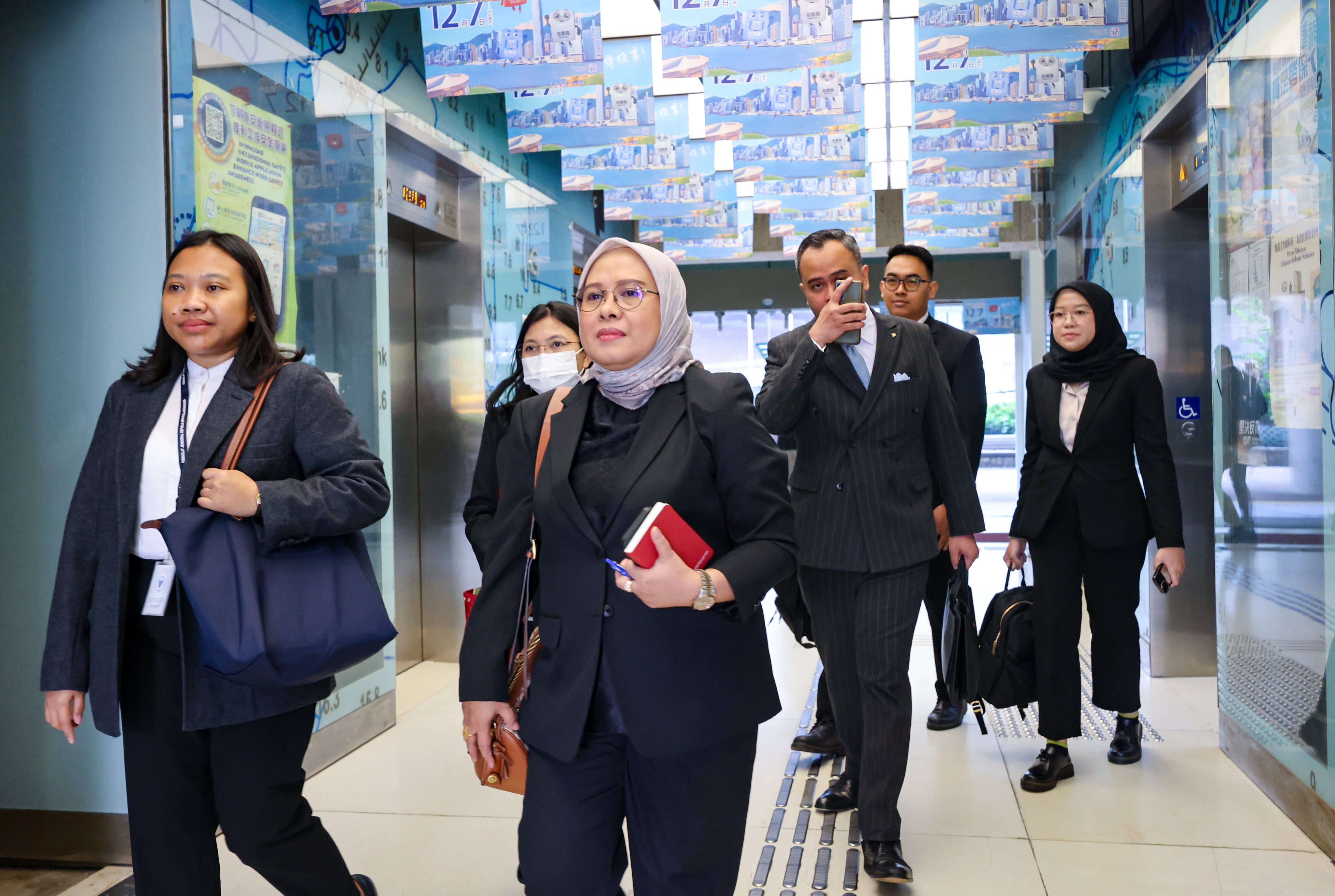 Officials from the Indonesian consulate in Hong Kong have been working alongside the country’s Ministry of Foreign Affairs to handle the repatriation of the nine nationals killed in the Tai Po fire. Photo: Jelly Tse