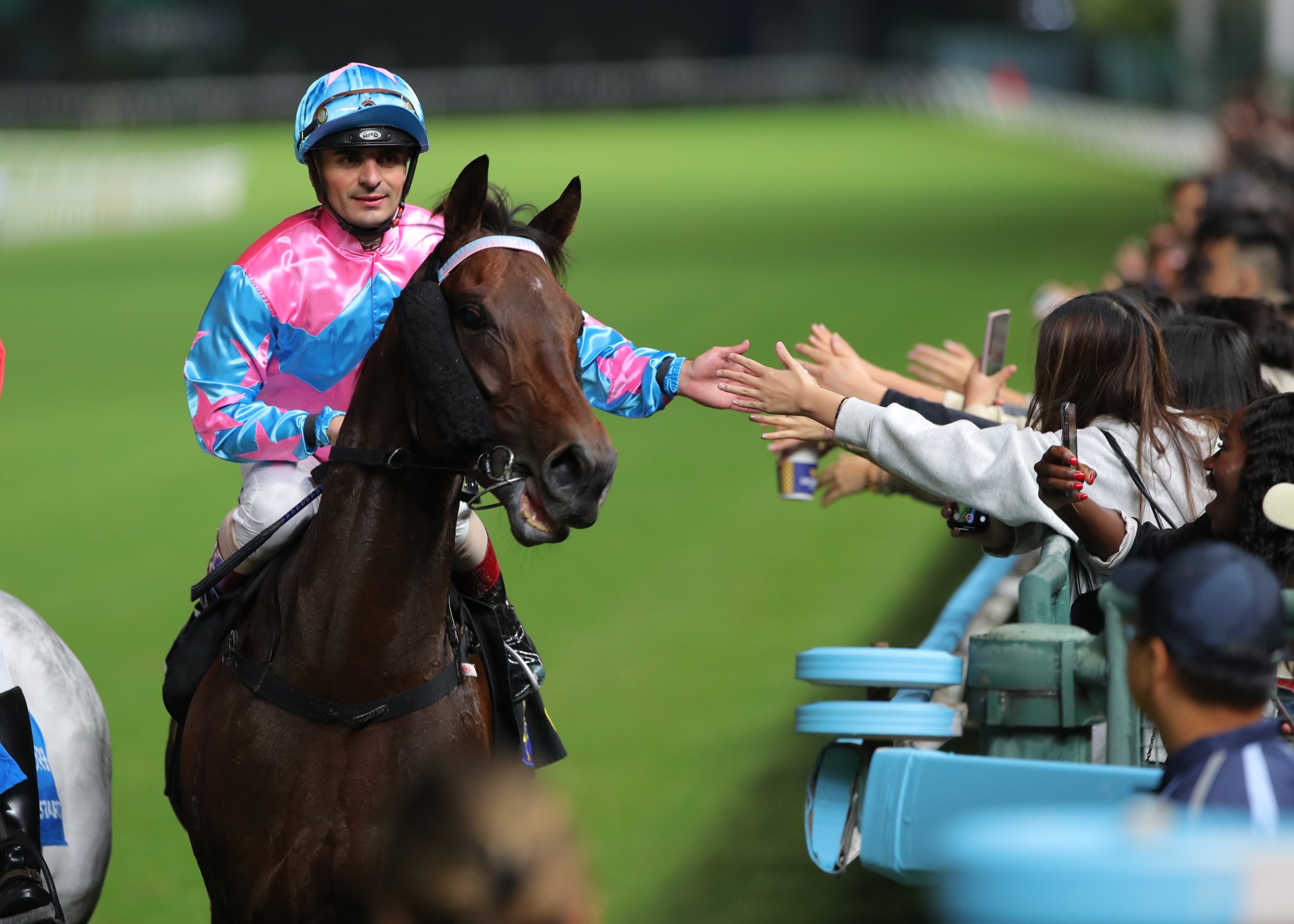 Andrea Atzeni is keen on his chances of a breakthrough Group One success in Hong Kong. Andrea Atzeni is keen on his chances of a breakthrough Group One success in Hong Kong.