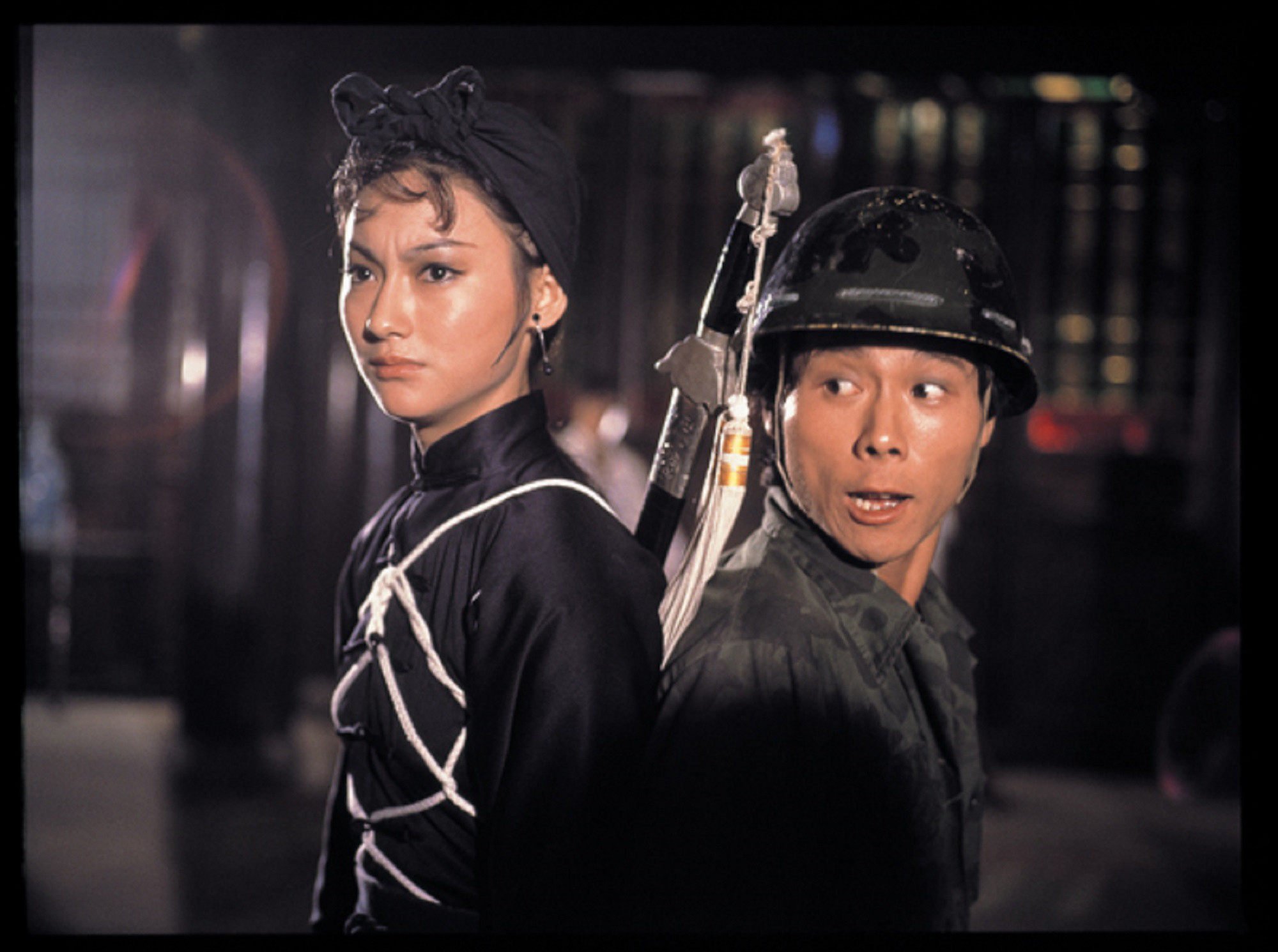 Kara Hui Ying-hung (left) and Hsiao Hou in a still from My Young Auntie (1981)