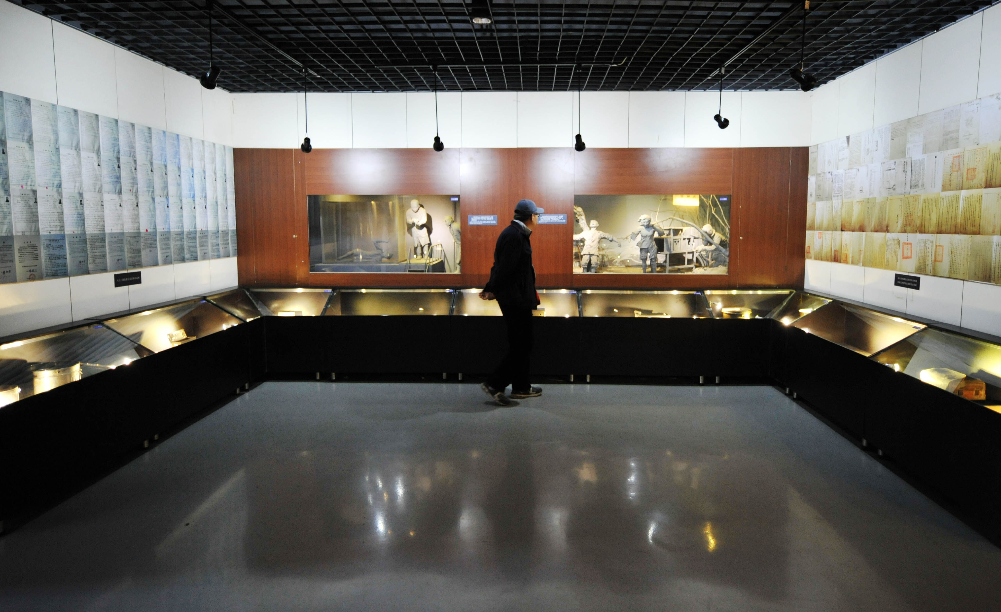 Unit 731 items on display in the Crimes Exhibition Hall in Harbin, capital of northeast China’s Heilongjiang province. Photo: Xinhua