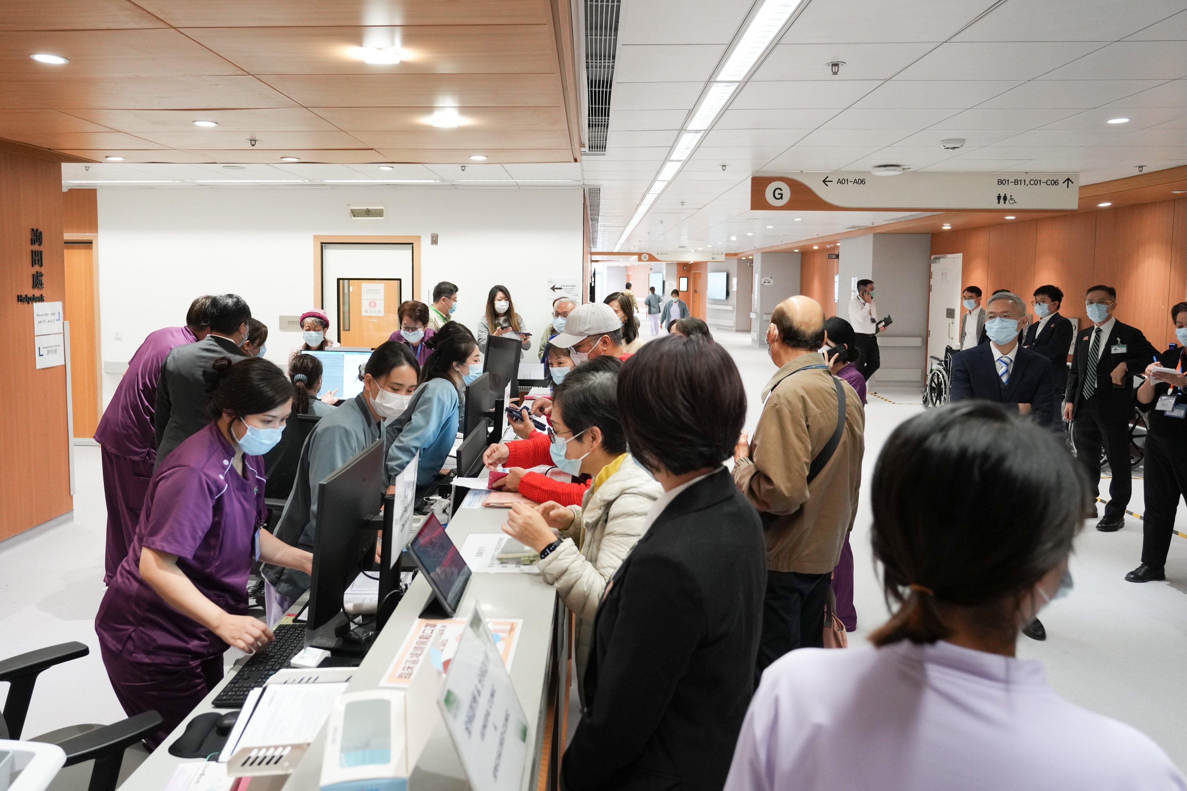 A total of 181 patients booked appointments at the Chinese Medicine Hospital on Thursday. Photo: Sam Tsang