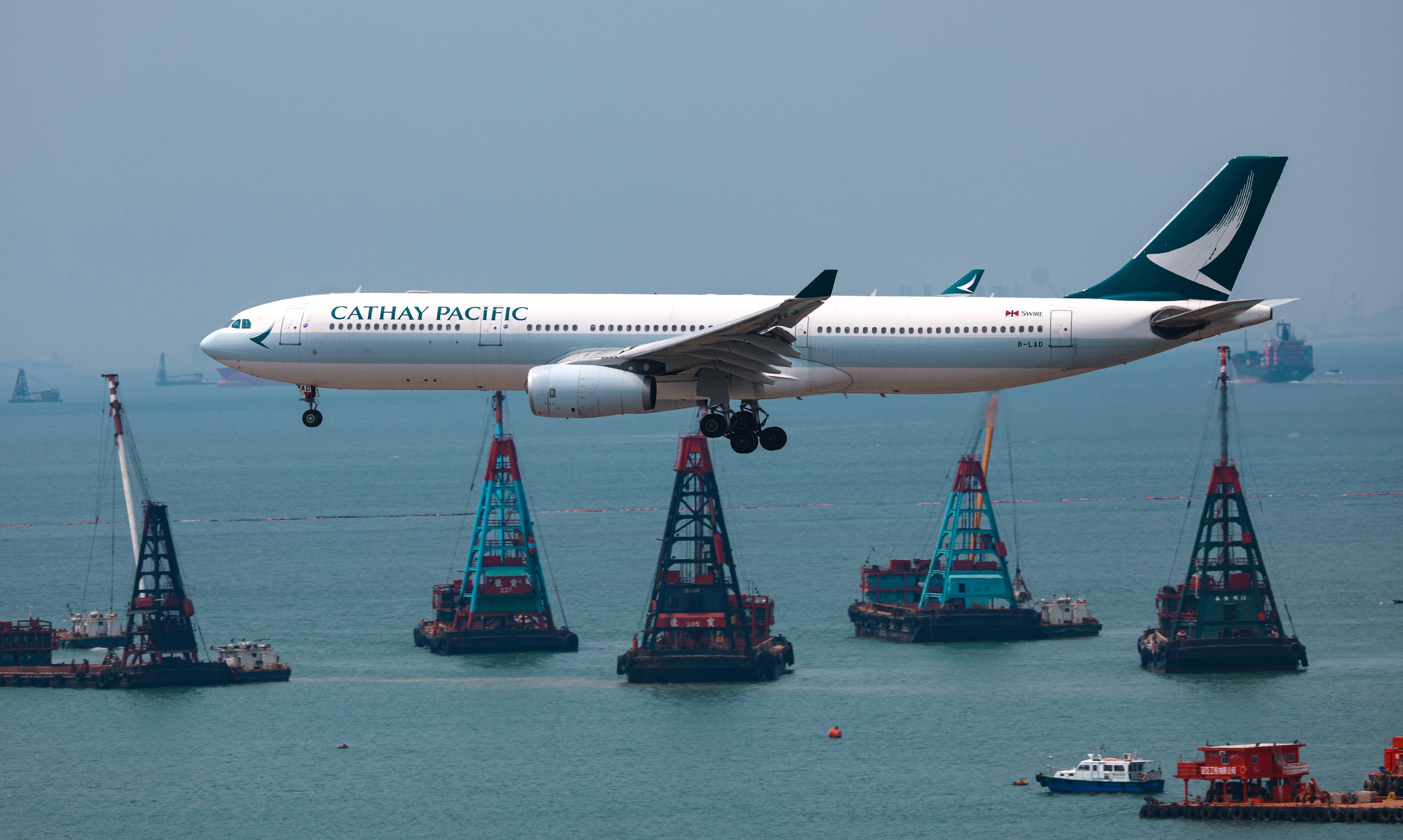 Cathay has said no crew members or passengers were injured in the incident. Photo: Sam Tsang