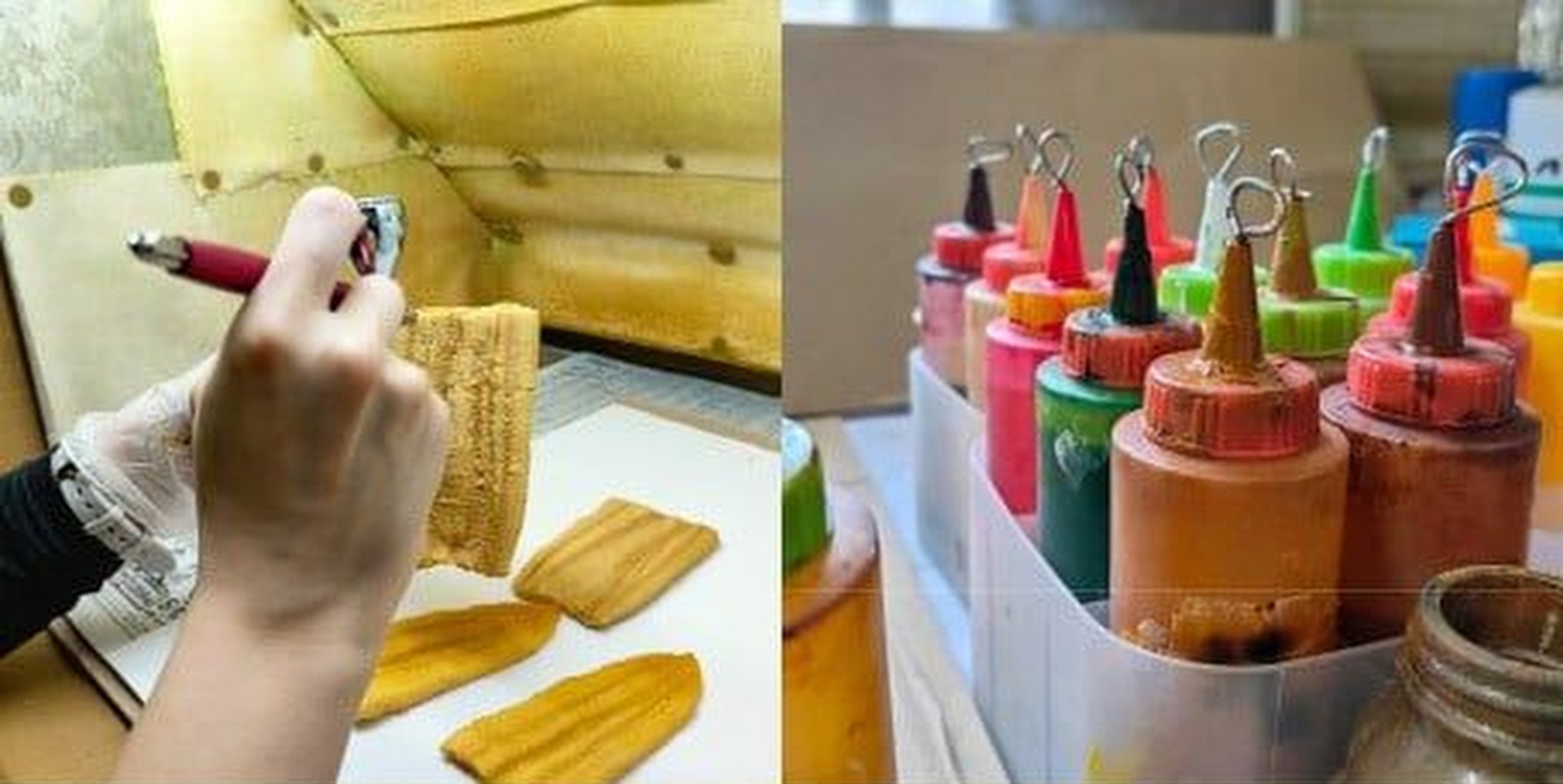 The painstaking design and crafting process means it takes two months for the boots to be delivered to customers. Photo: Tokorozawa City website