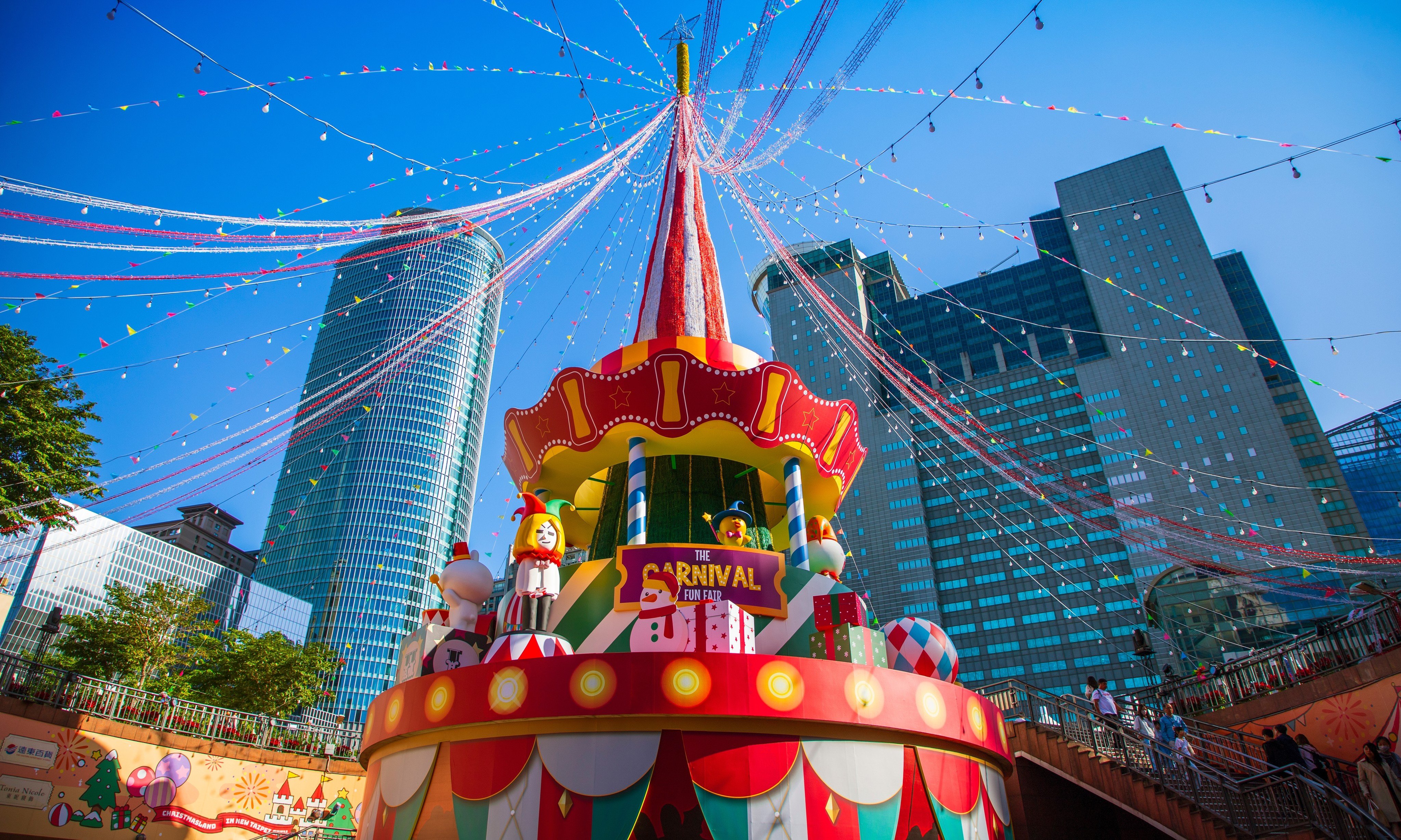 New Taipei City Christmasland, Taiwan’s largest Christmas celebration, runs until December 28 this year in Banqiao district. Photo: Shutterstock