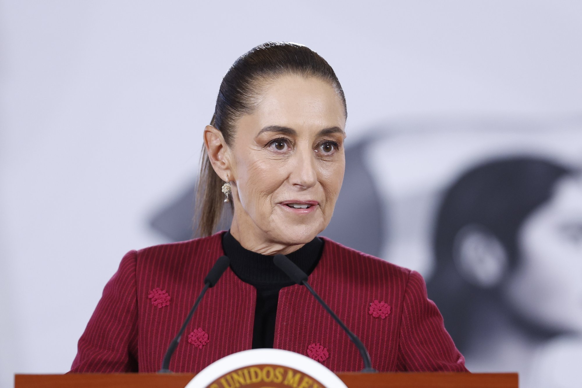 Mexican President Claudia Sheinbaum says her government consulted domestic and foreign business leaders before finalising the tariff measure. Photo: EPA