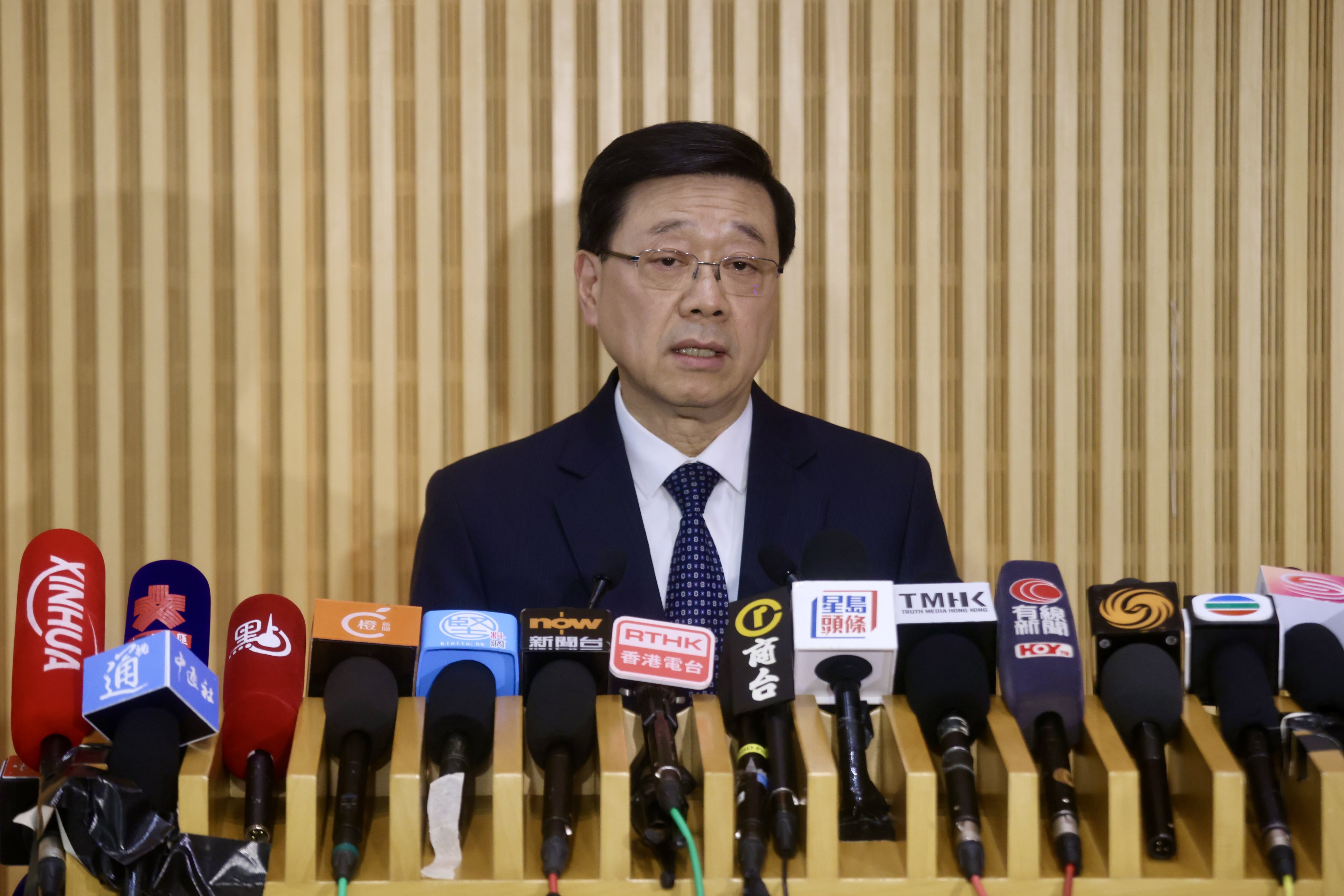 Chief Executive John Lee will head to Beijing on Monday. Photo: Jonathan Wong