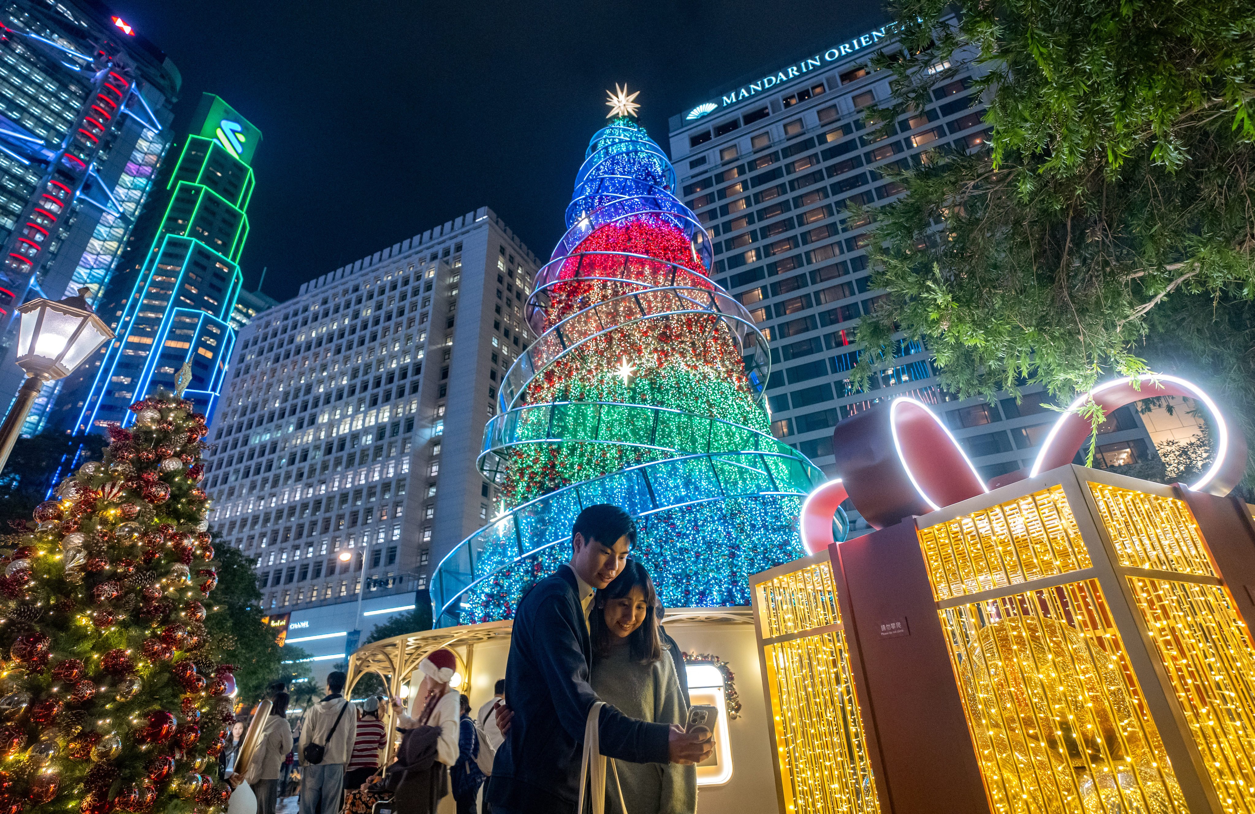 The Tourism Board last week launched Christmas Town in Central. Photo: Eugene Lee