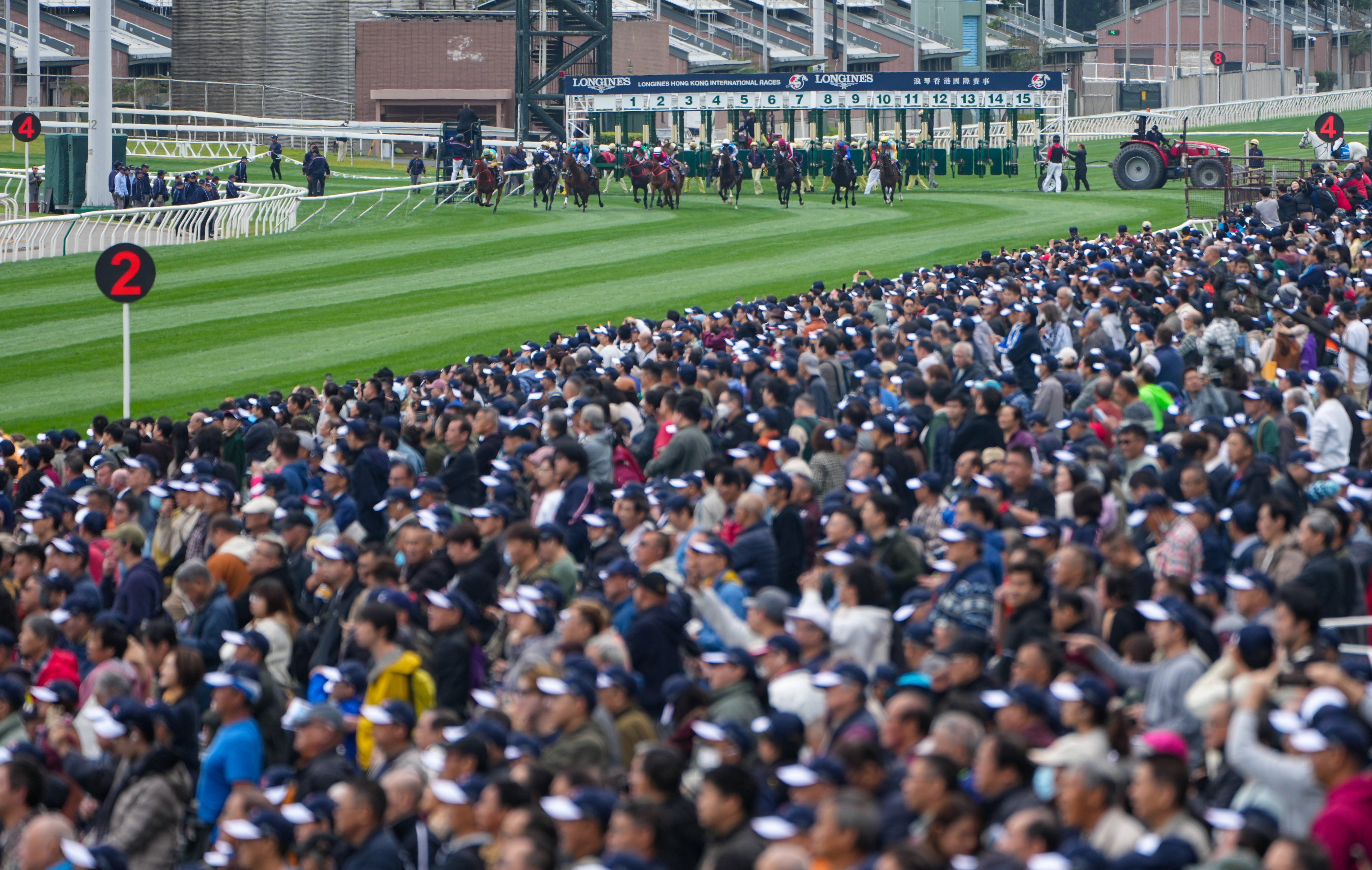 Fans watch the Longines Hong Kong Vase at Sha Tin. Photo: Sam Tsang