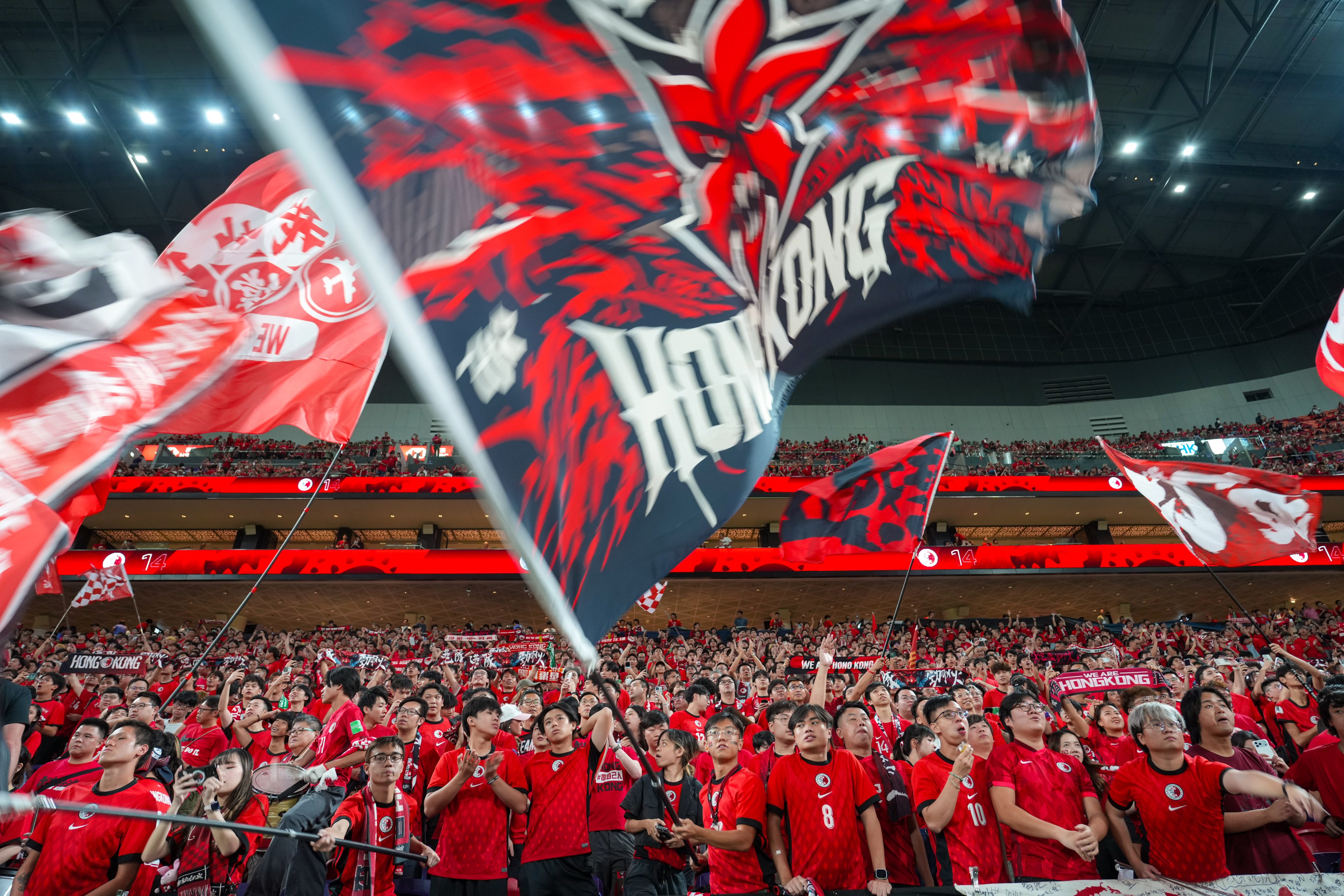 Kai Tak Stadium hosted the AFC Asian Cup qualifiers match between Hong Kong and Bangladesh. Photo: Sam Tsang