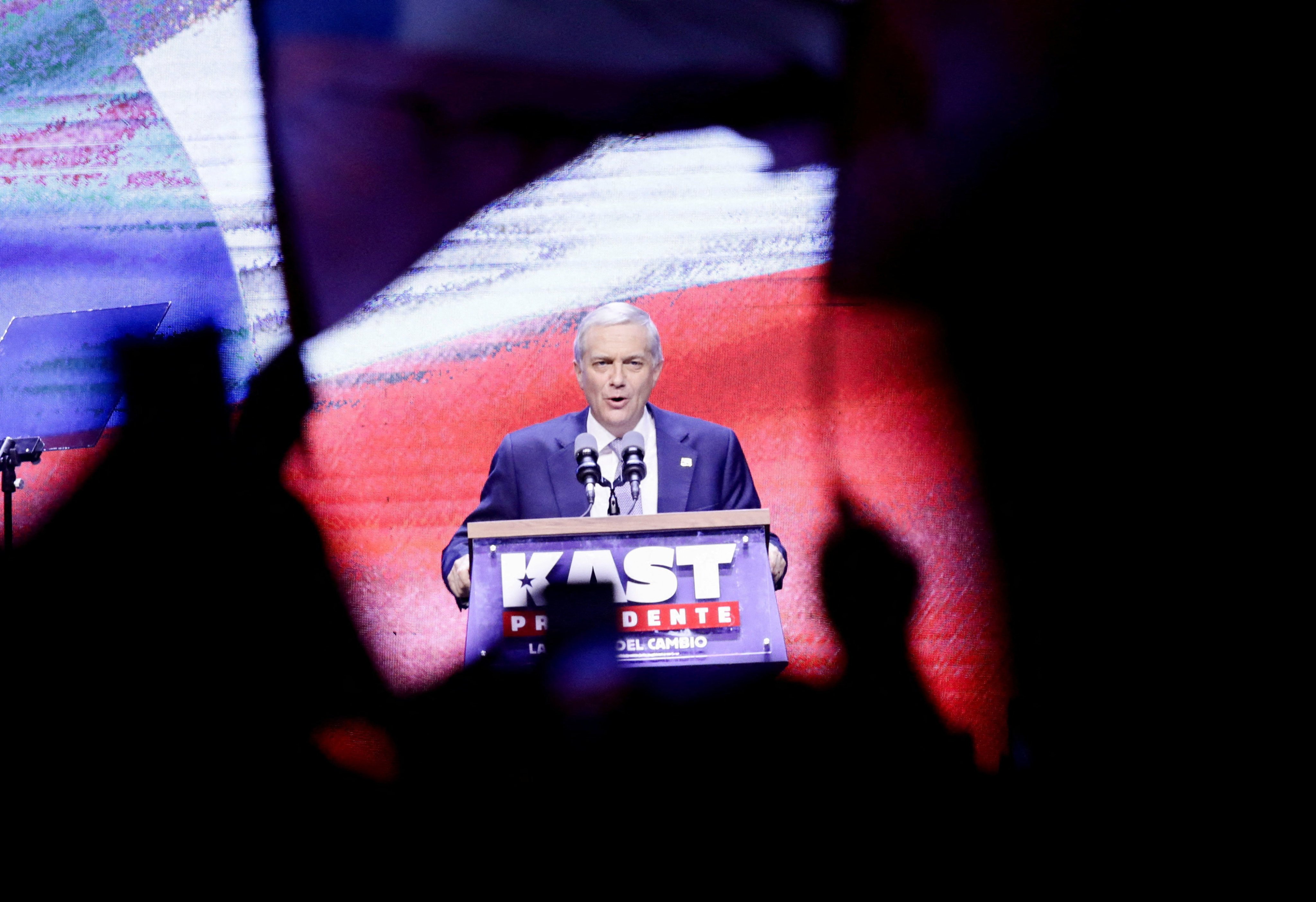 Jose Antonio Kast after winning the presidential run-off election. Photo: Reuters