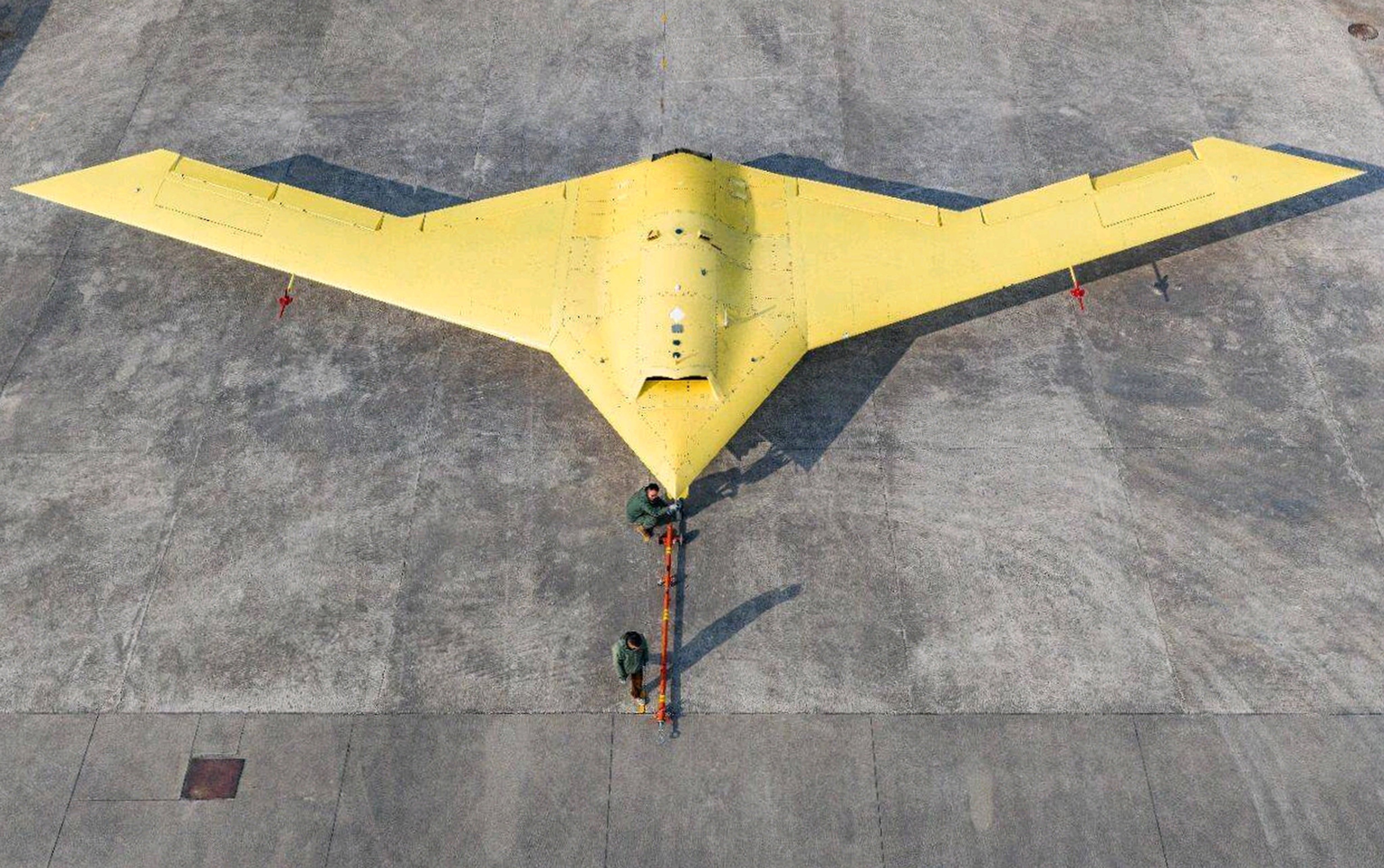 The CH-7 has completed its maiden flight, although China’s state media says it will undergo further tests. Photo: Handout