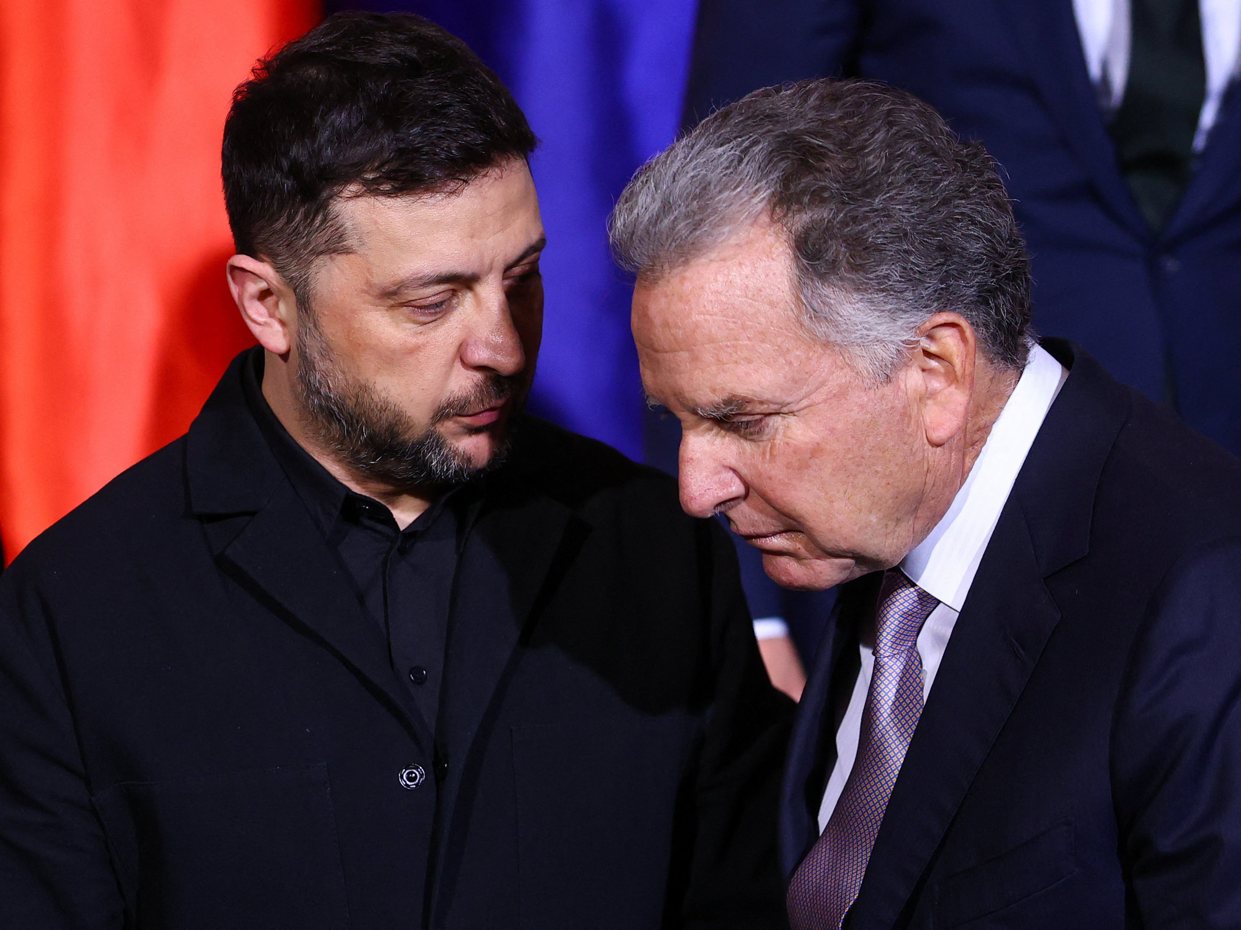 Ukraine’s President Volodymyr Zelensky and US special envoy Steve Witkoff in Berlin. Photo: Reuters