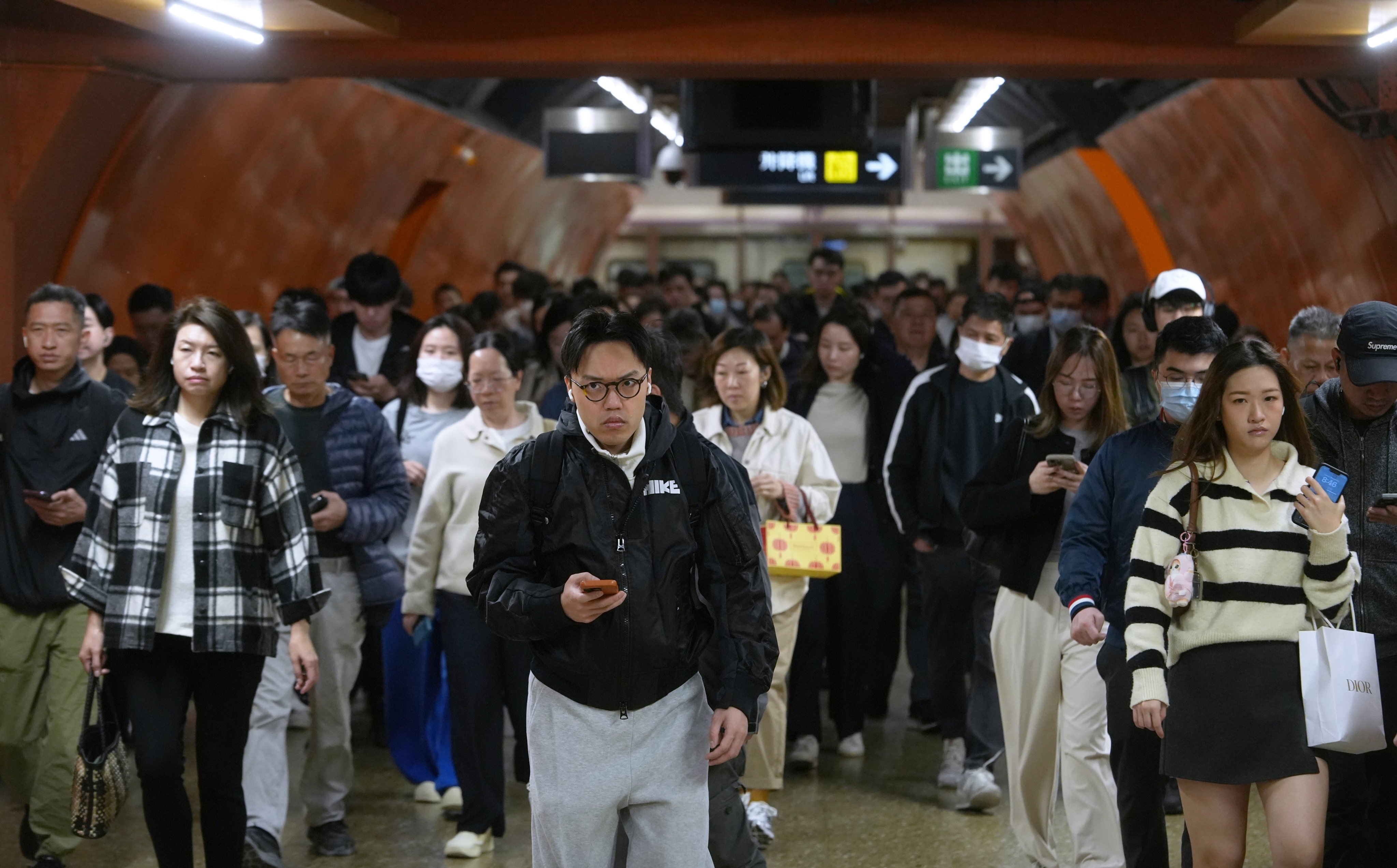 The local economy grew 3.3 per cent in the first three quarters year on year. Photo: Sun Yeung