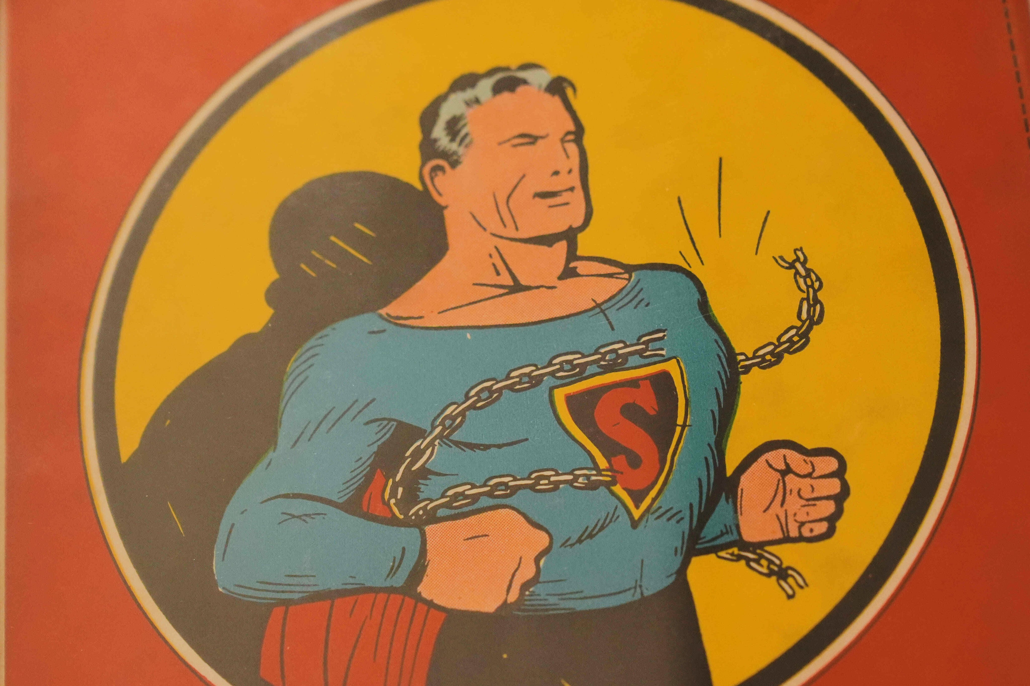 DC Comics’ “Superman No 1” is the superhero’s first-ever issue. Photo: AP