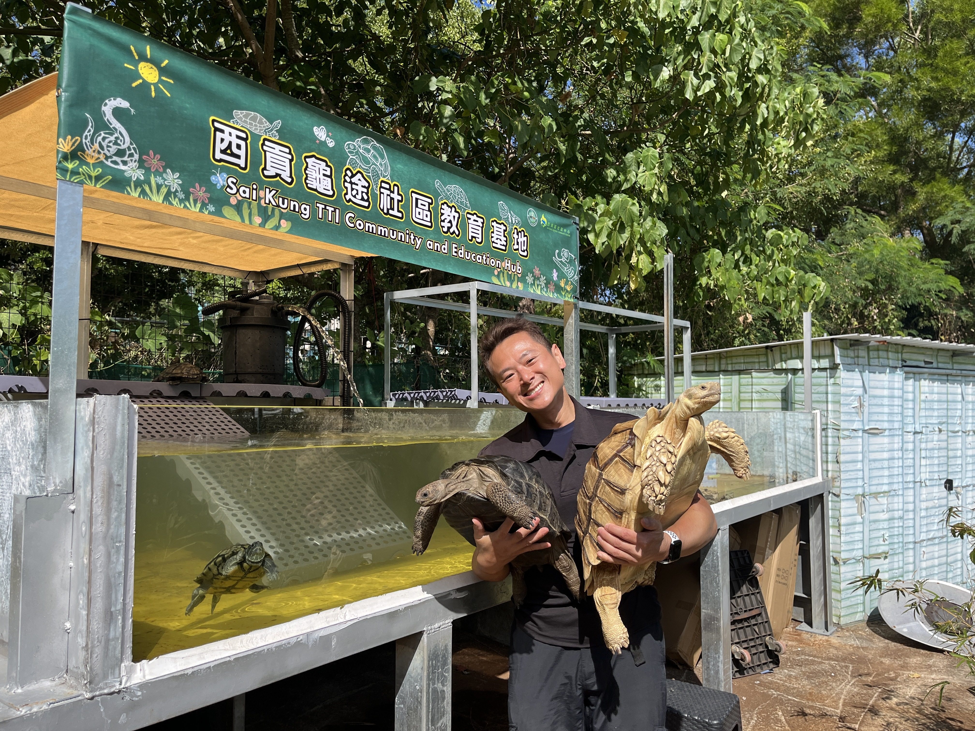 In January, Bon Chan will open an education centre in Sai Kung to teach youth about taking care of reptiles. Photo: Kelly Fung