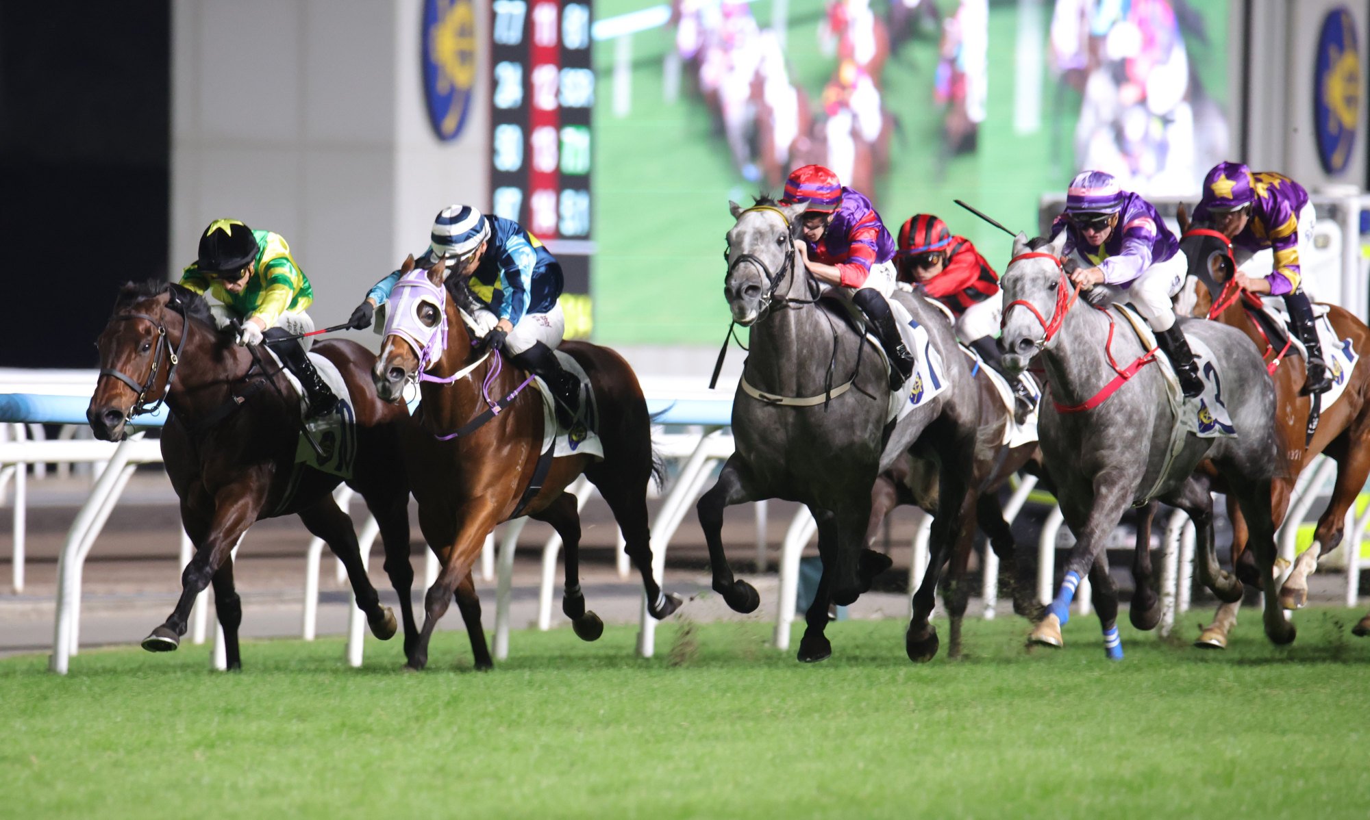 Riding Together (inside) lifts to score last start under Lyle Hewitson.