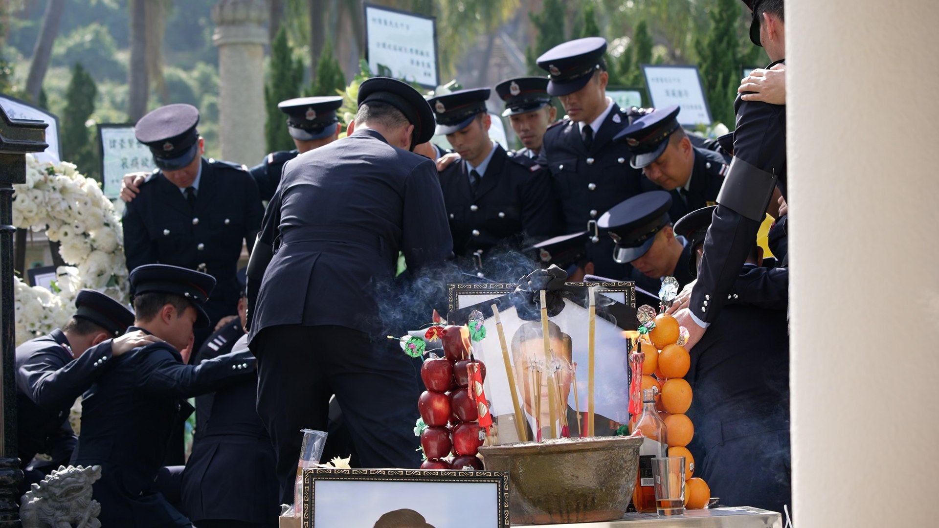 Fallen Hong Kong firefighter Ho Wai-ho has officially been laid to rest in Gallant Garden, a cemetery plot reserved for civil servants who died in the line of duty. Ho was killed battling the Tai Po blaze in late November.