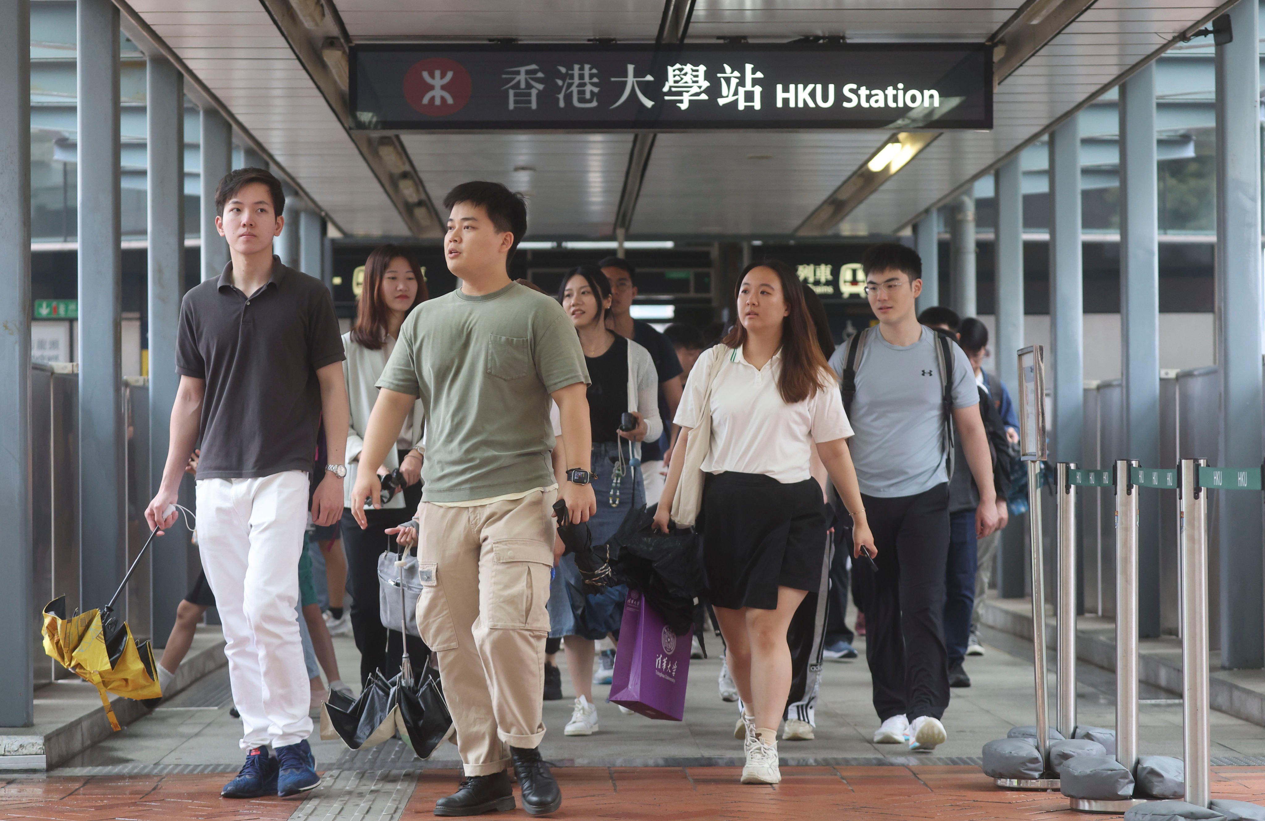The existing HKU station will be part of the line. Photo: Edmond So