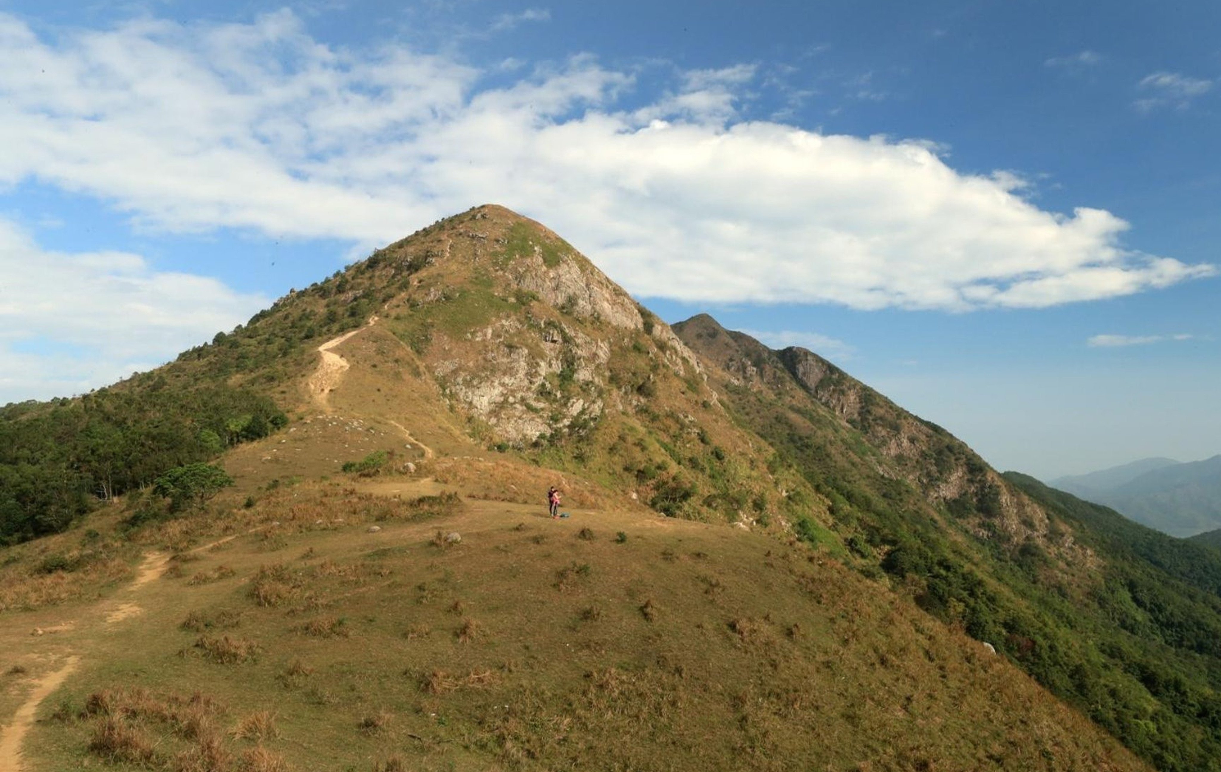 Pyramid Hill in Ma On Shan is said to be Hong Kong’s largest paragliding site. Photo: Handout