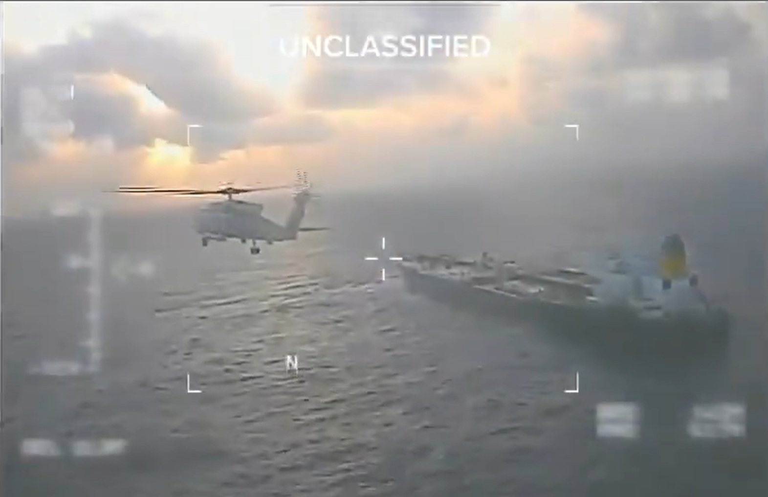 US Homeland Security Secretary Kristi Noem posted footage of the operation on social media on Saturday. Image: X/Sec_Noem