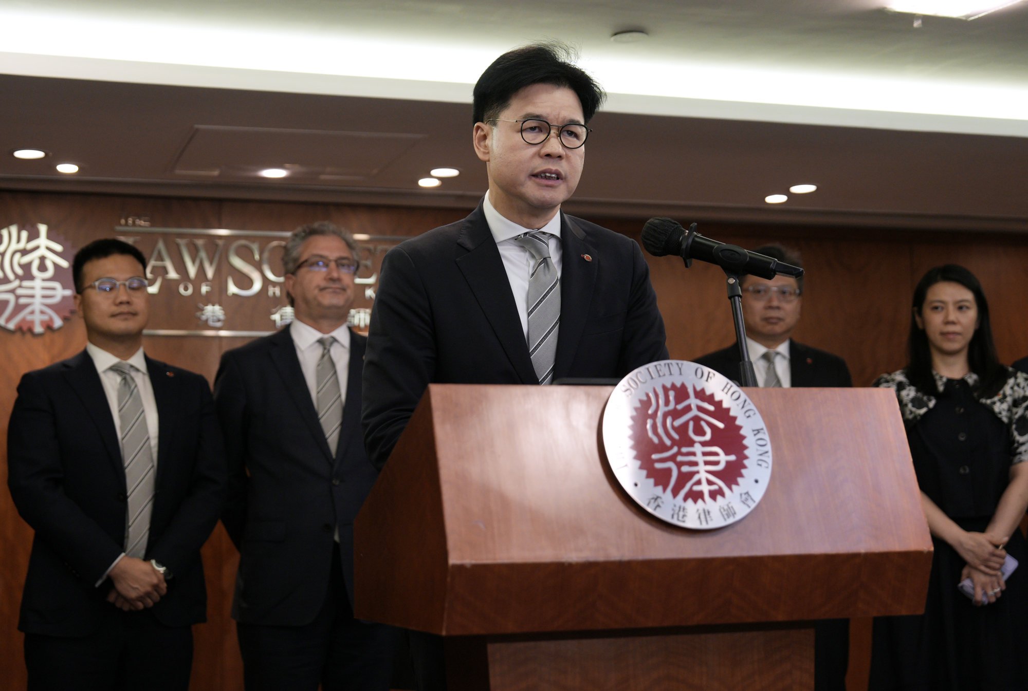 Law Society president Roden Tong in a file photo from June last year. The society is currently handling 80 pro bono cases related to the fire, he says. Photo: Harvey Kong