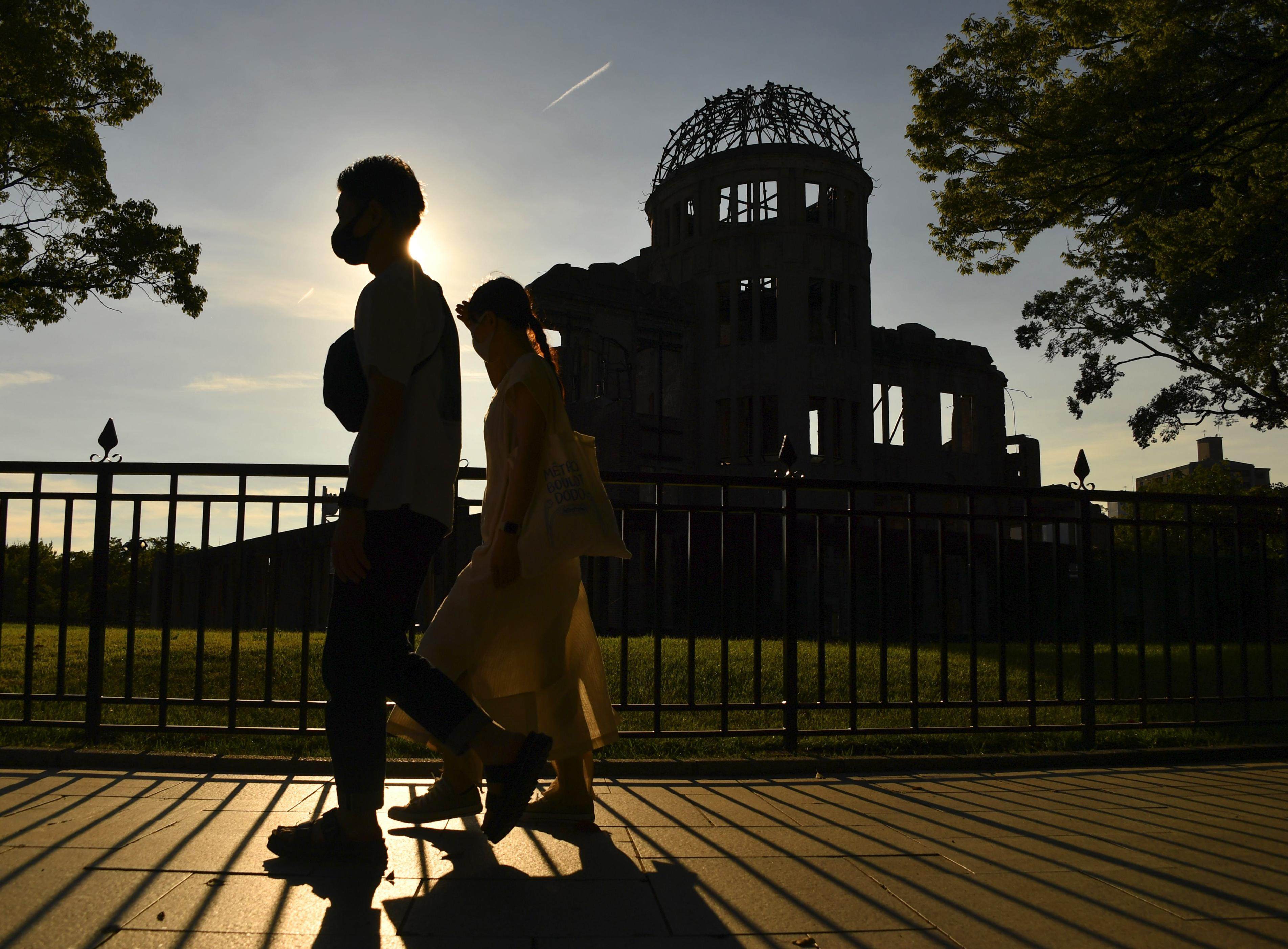 The Atomic Bomb Dome at the Hiroshima Peace Memorial Park, Japan. Photo: Kyodo