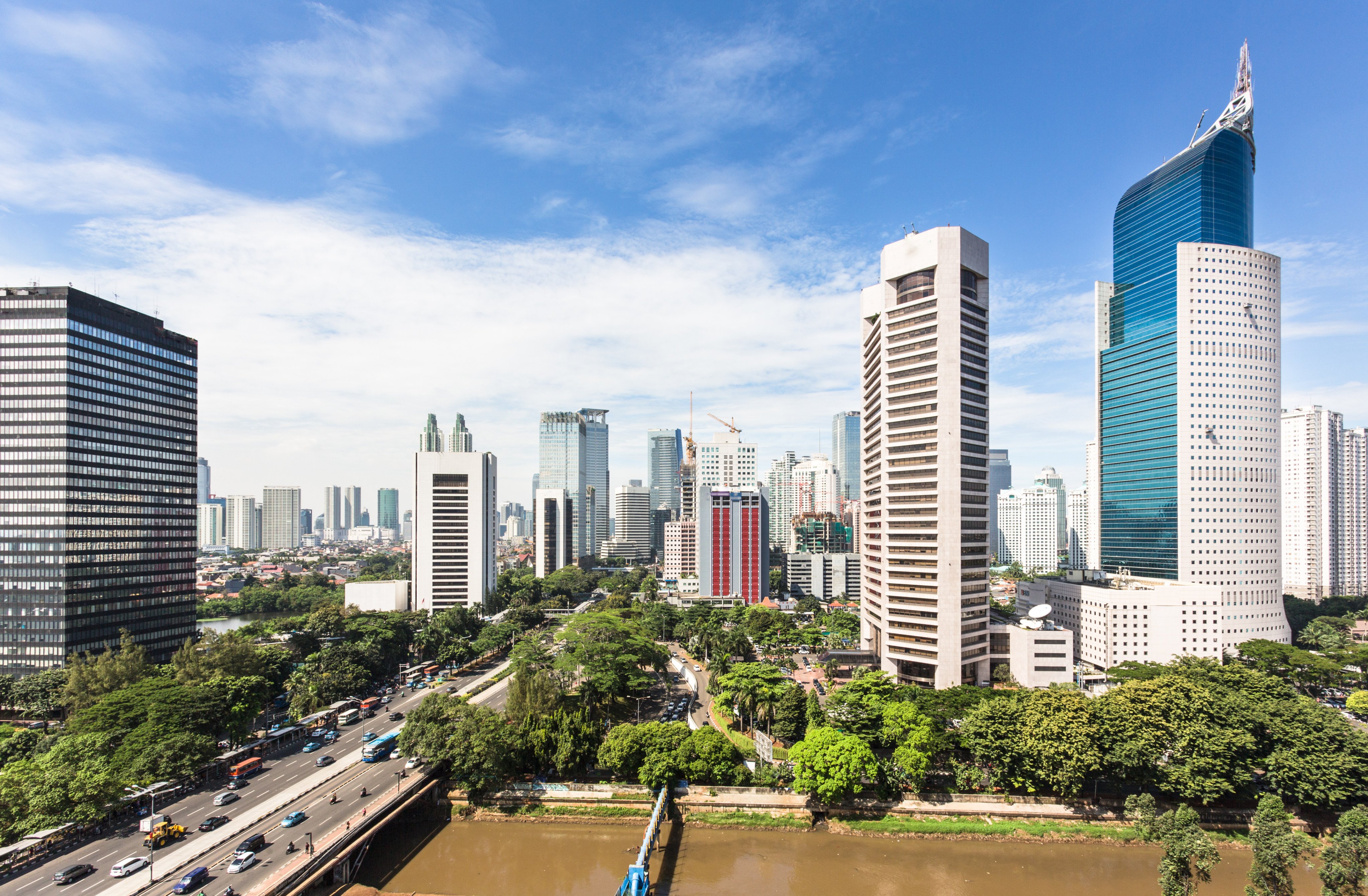 Jakarta’s business district. Indonesia is home to some of the wealthiest billionaires in Southeast Asia. Photo: Shutterstock