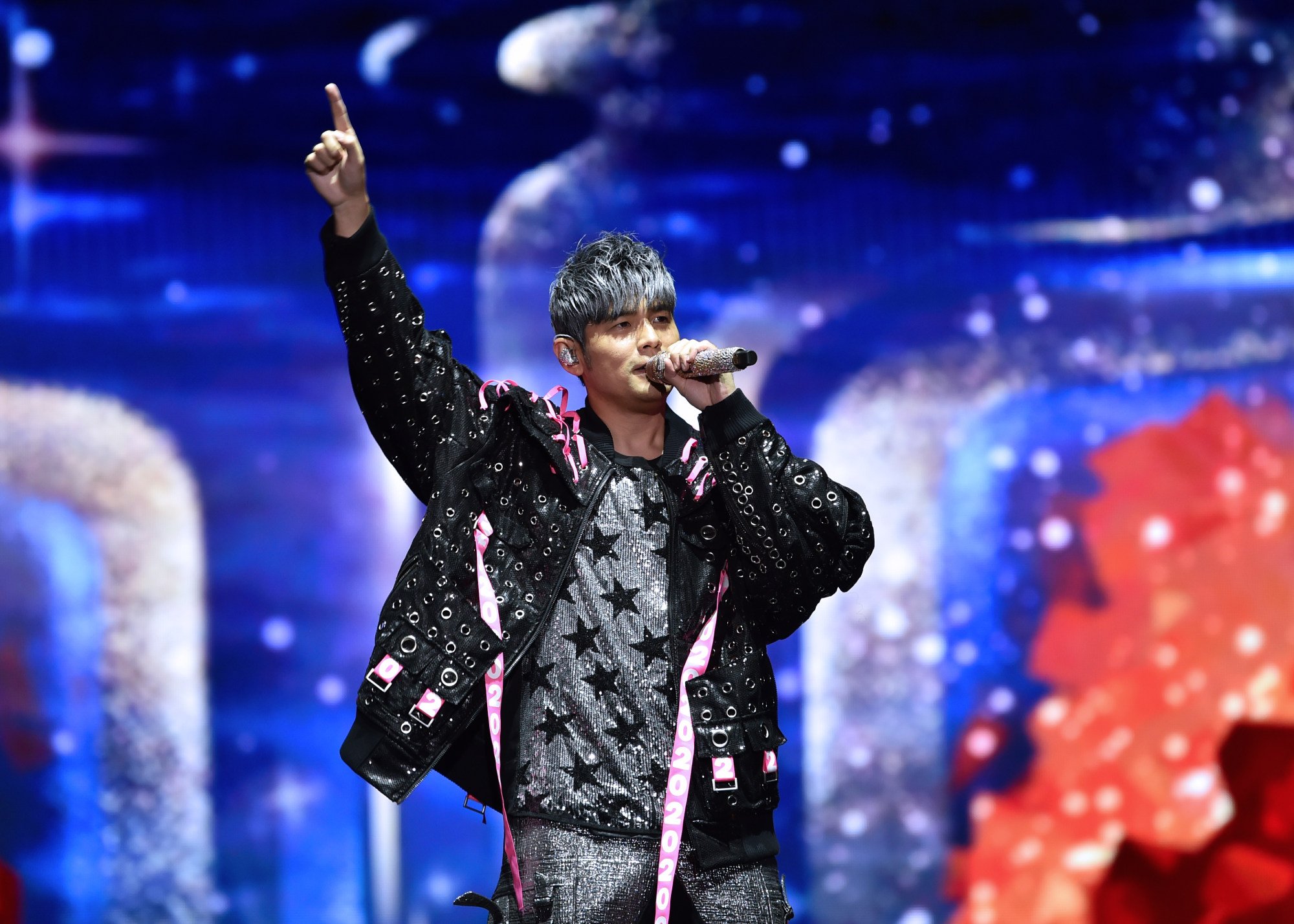 Chou performs at a concert at the Nanjing Olympic Sports Center in China in 2019. Photo: Getty Images