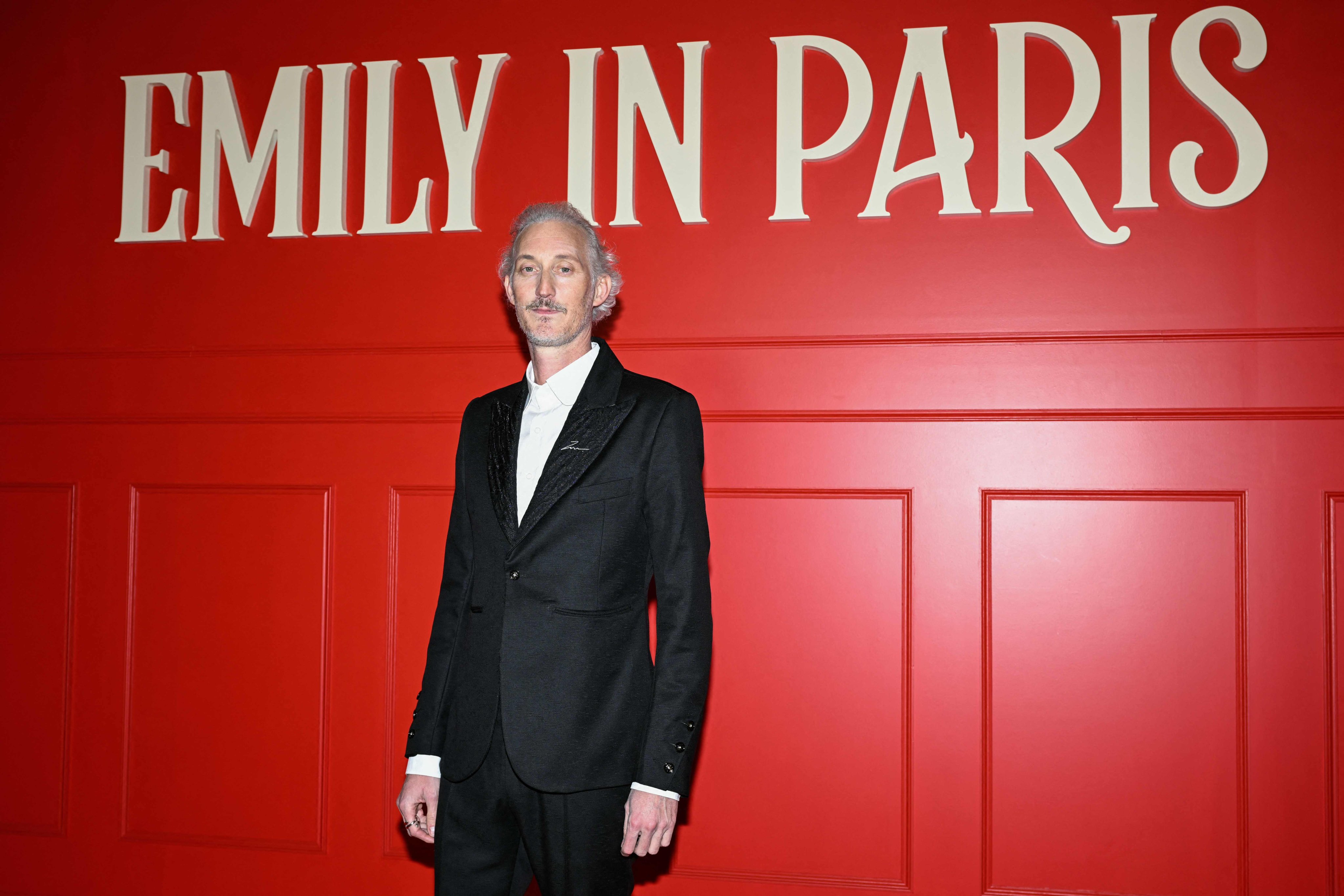 Bruno Gouery at the premiere of Emily in Paris’ season five in Paris. Photo: AFP