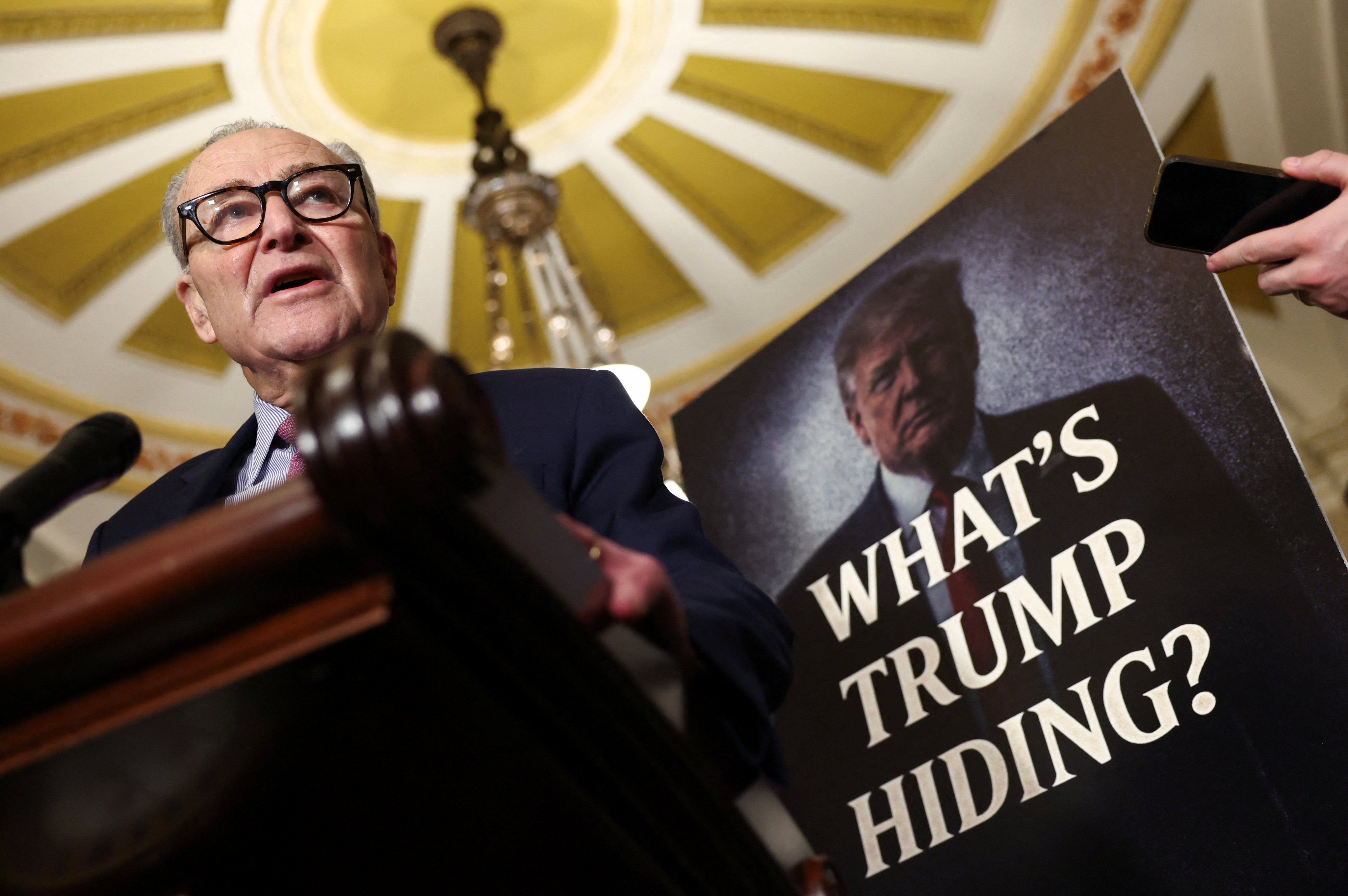 US Senate Democratic leader Chuck Schumer. Photo: Reuters