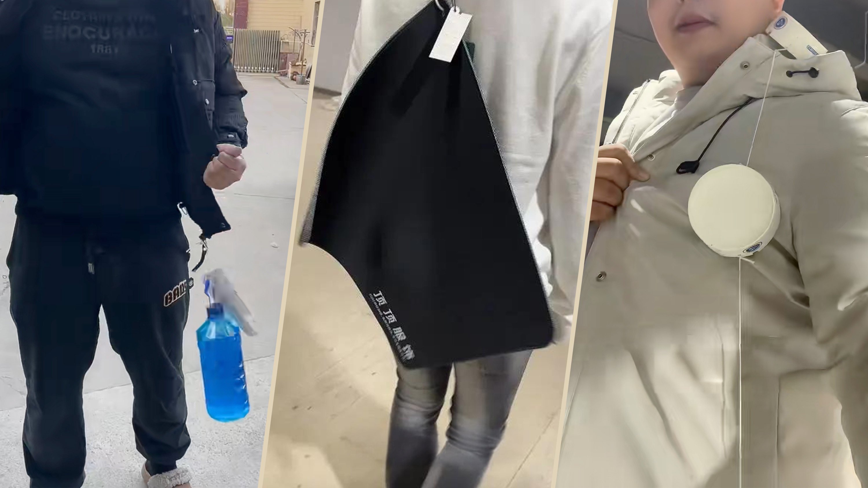 An online clothing shop owner in China boosted sales by using practical items like mouse pads and towels as clothing tags, doubling his revenue in just two weeks while fostering brand loyalty. Photo: Douyin