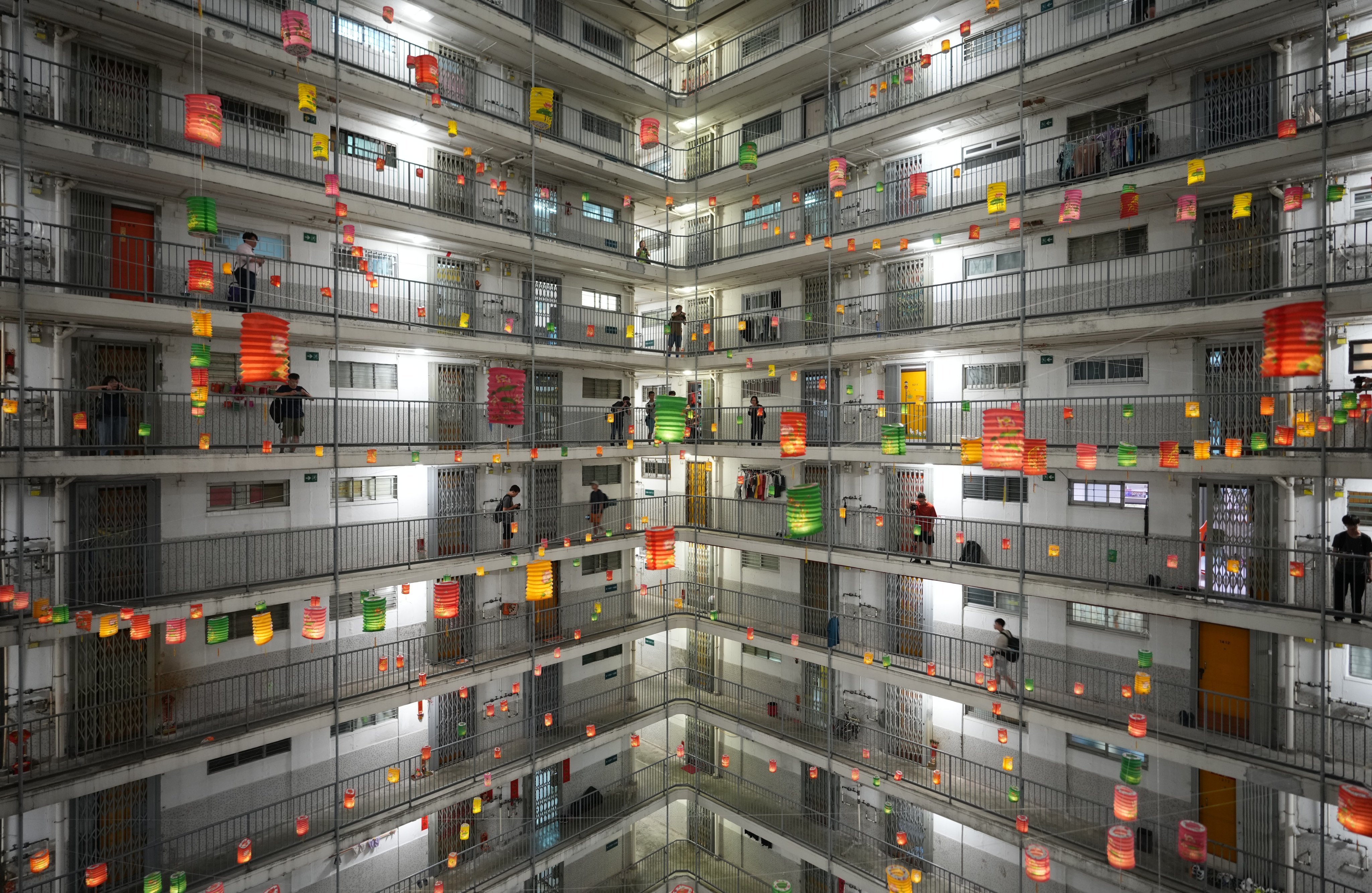 A view of Cheung Shan Estate in Tsuen Wan during the Mid-Autumn Festival on October 6. Photo: Sam Tsang